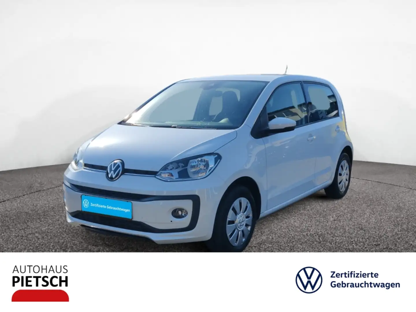 Volkswagen up! 1.0 move Sitzheizung Bluetooth Nebelscheinw. Weiß - 1