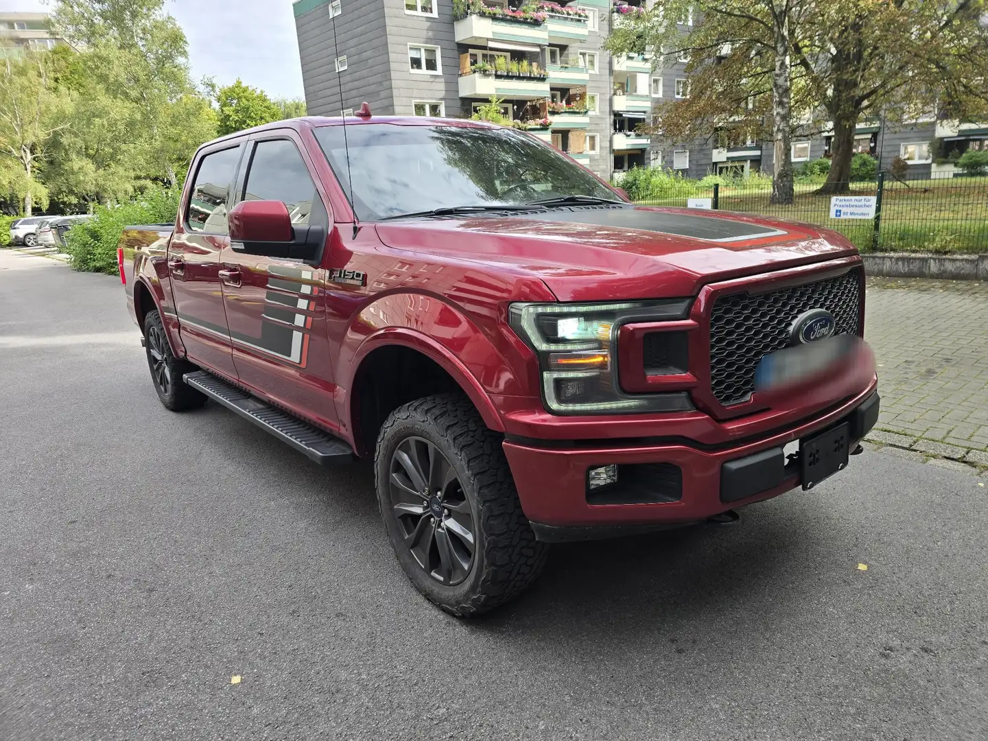 Ford Lariat Navi Leder 5.0 liter Coyote Червоний - 1