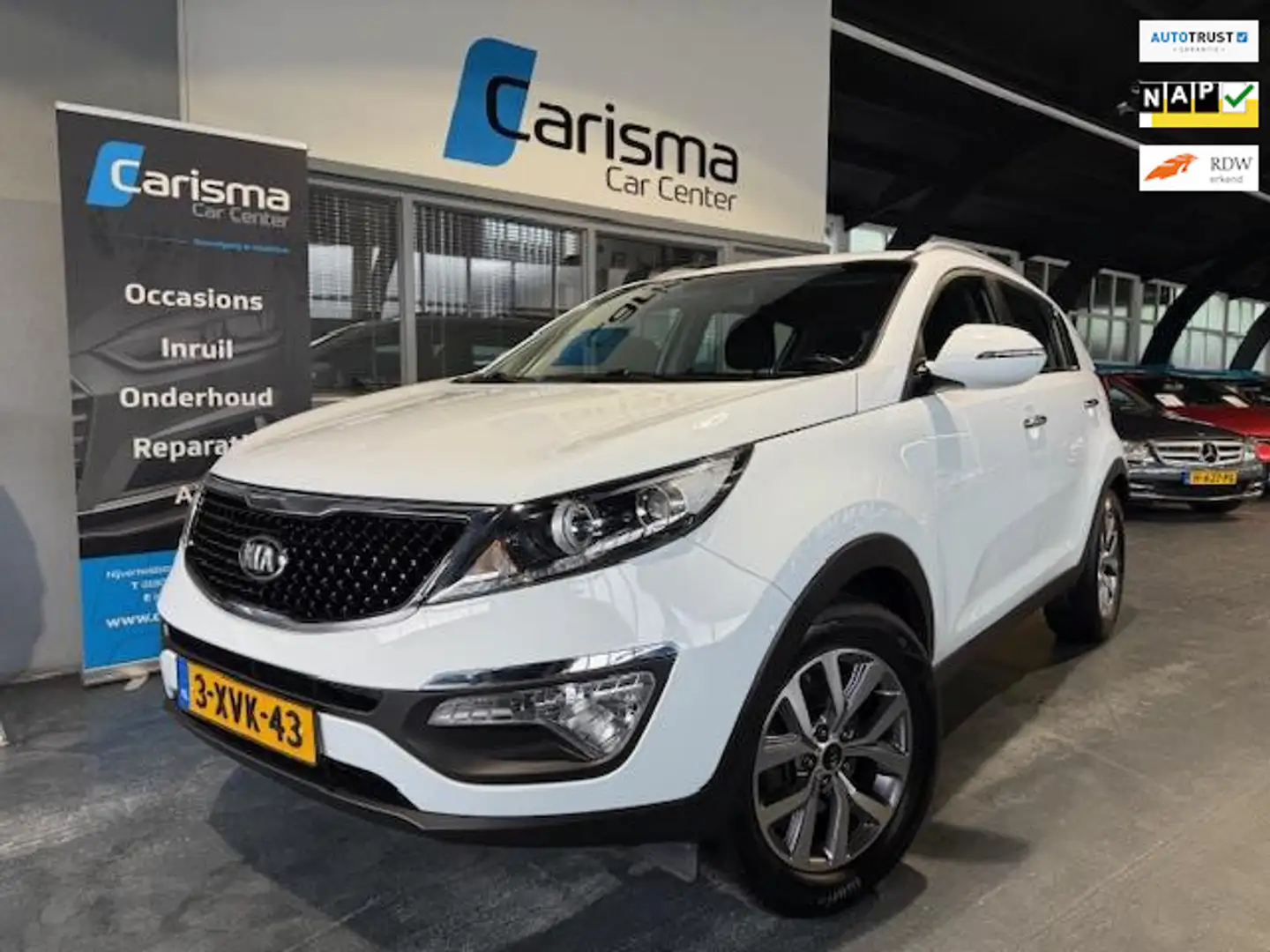 Kia Sportage 1.6 GDI BusinessLine Navi|Cruise|Camera|Trekhaak Wit - 1