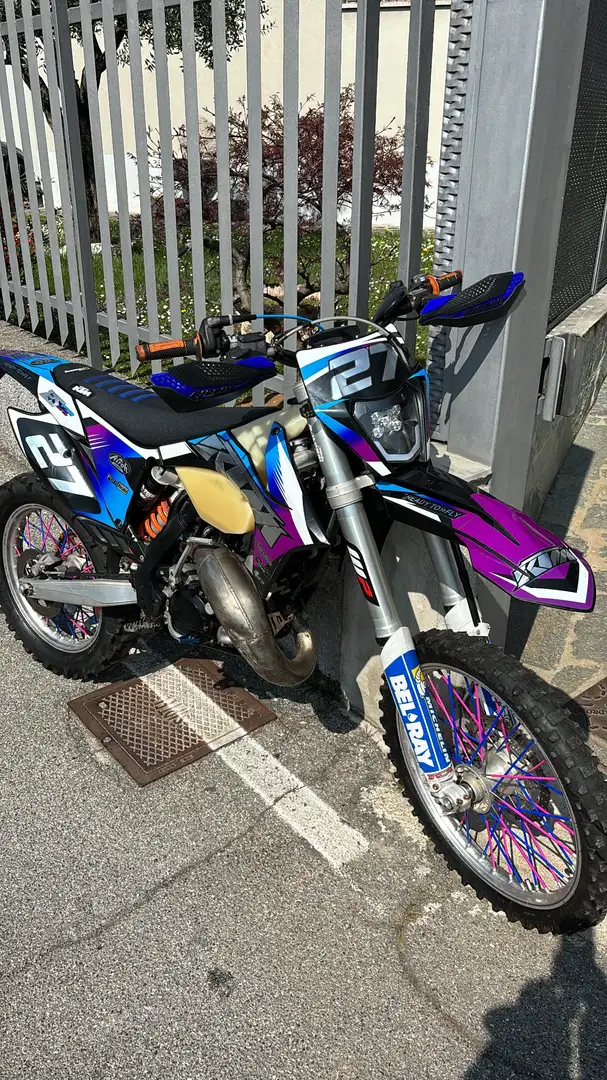 KTM 125 EXC Azul - 1