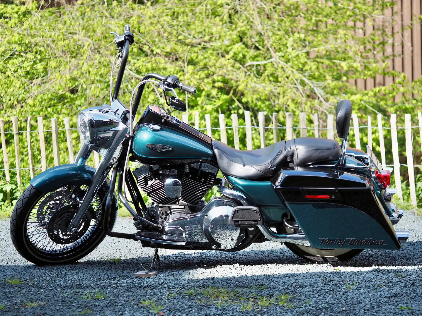Harley-Davidson Road King 1450 Injection - modif carbu Зелений - 1