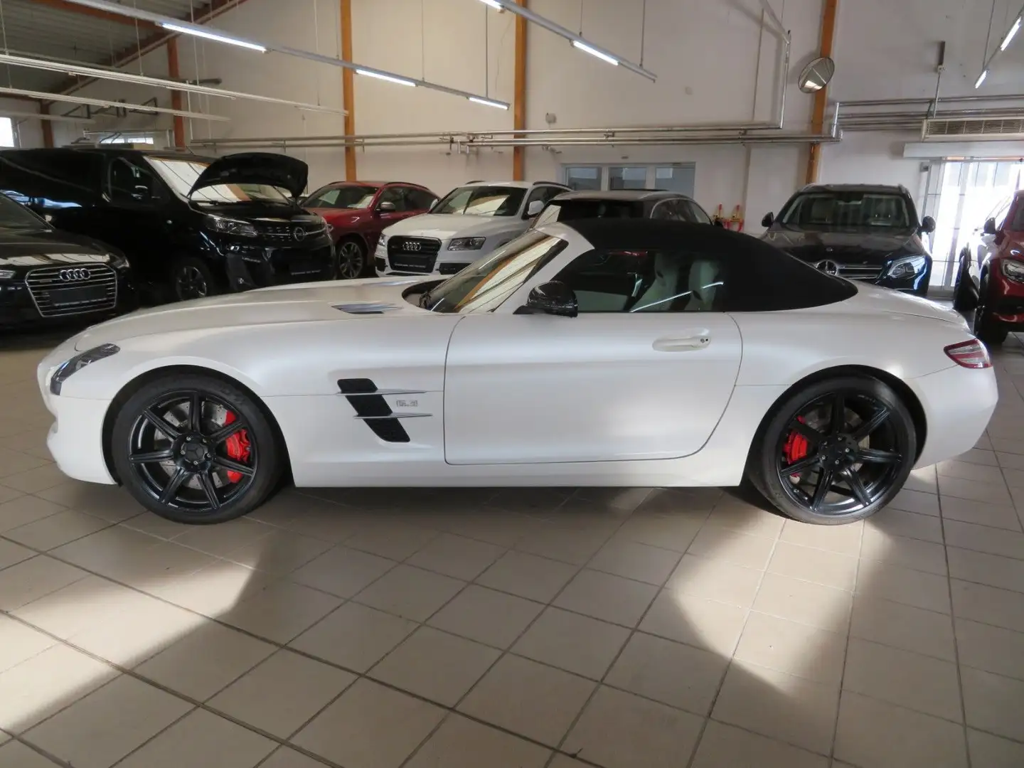 Mercedes-Benz SLS Roadster*Airscarf*Kamera*DEUTSCHES FZG* Beyaz - 2