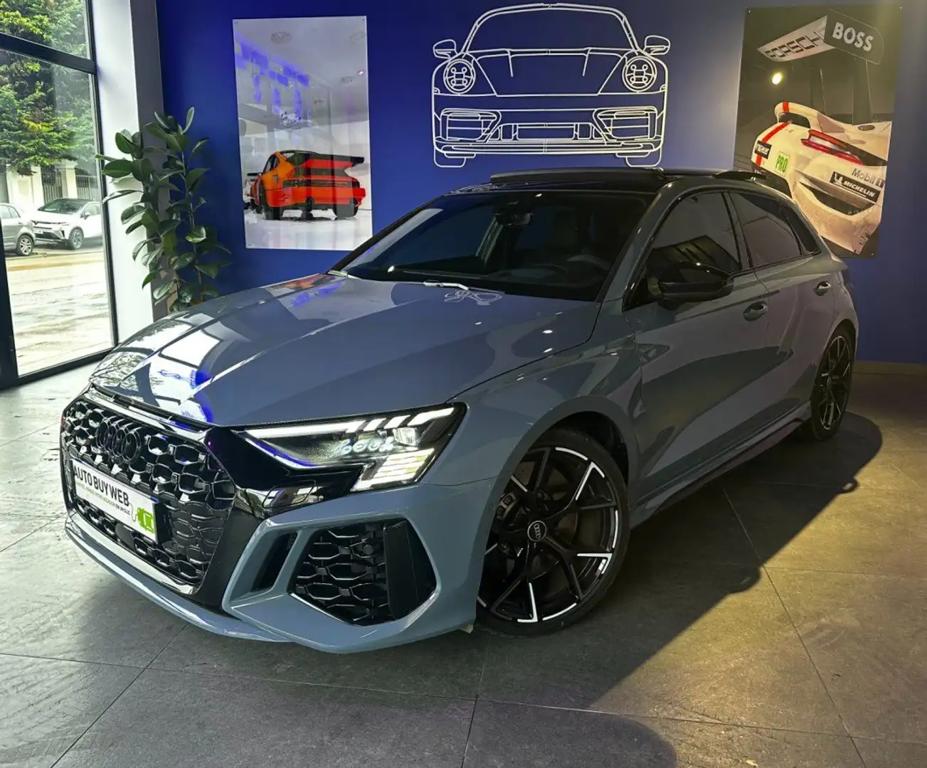 Audi RS3 SPORTBACK 2.5 TFSI 400 S tronic 7 Quattro PAS DE M Gris - 1