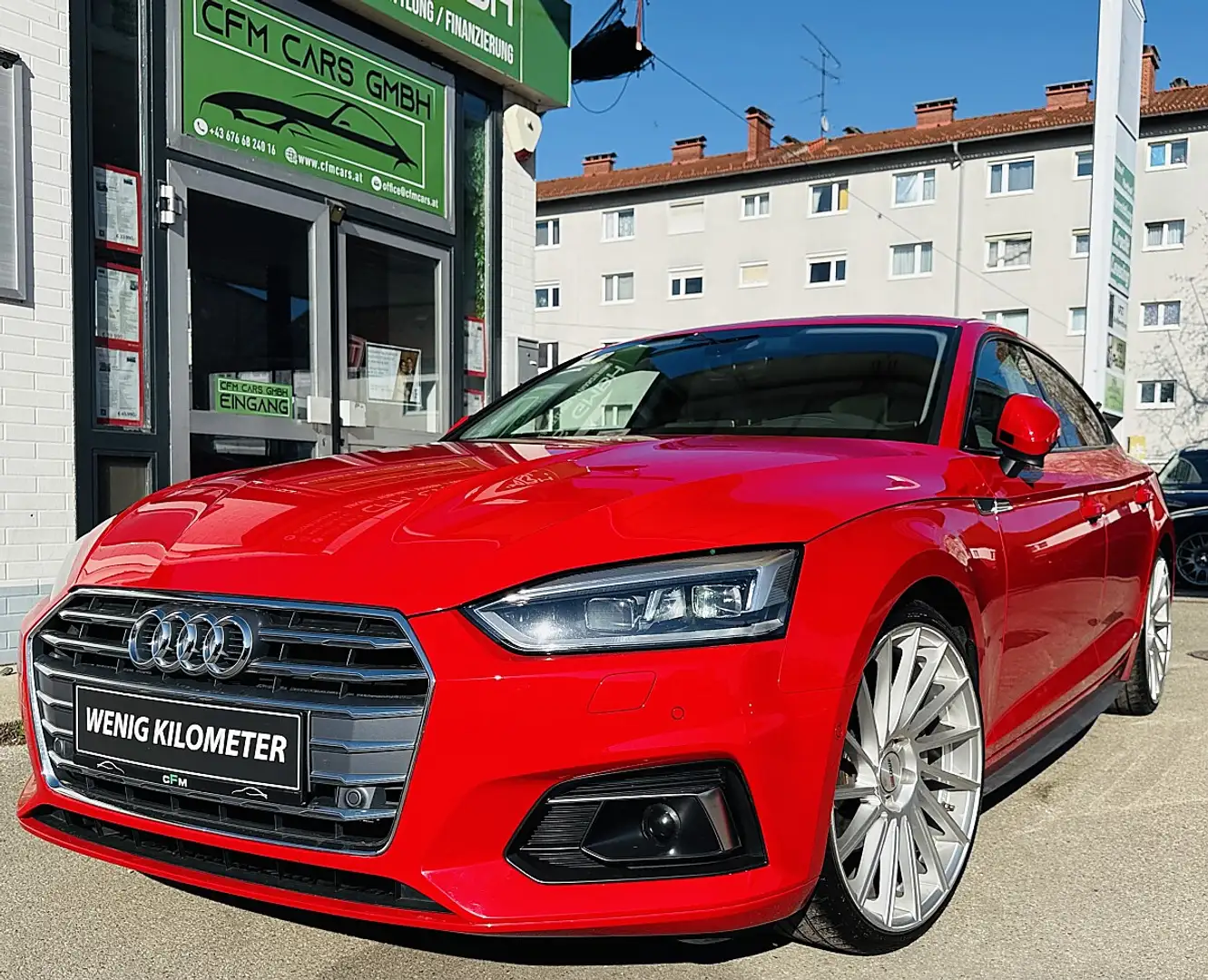 Audi A5 SB sport 2,0 TDI S-tronic Rot - 1