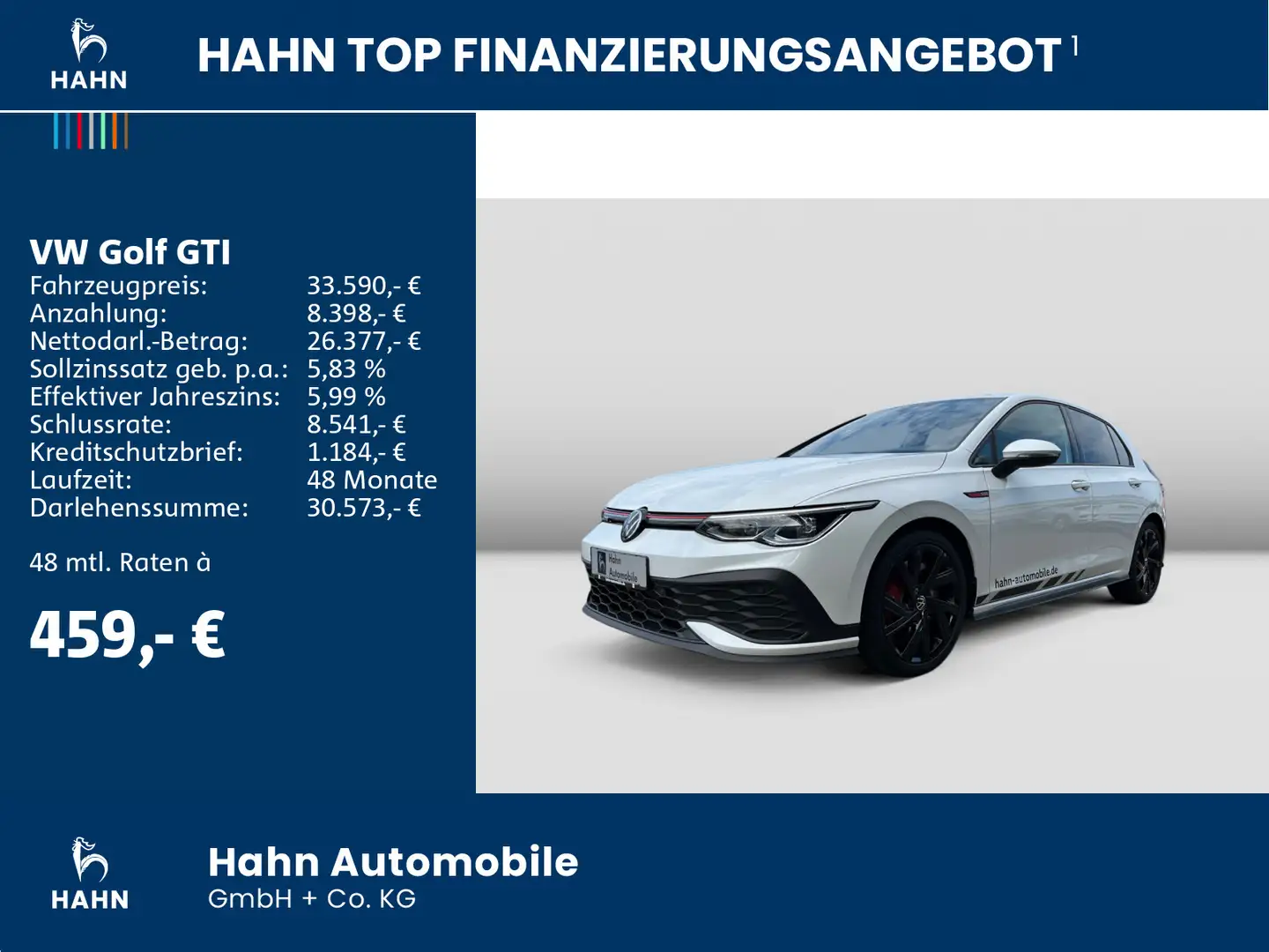 Volkswagen Golf GTI 2.0TSI Clubsport ACC Navi LED Cam Clima Blanc - 2