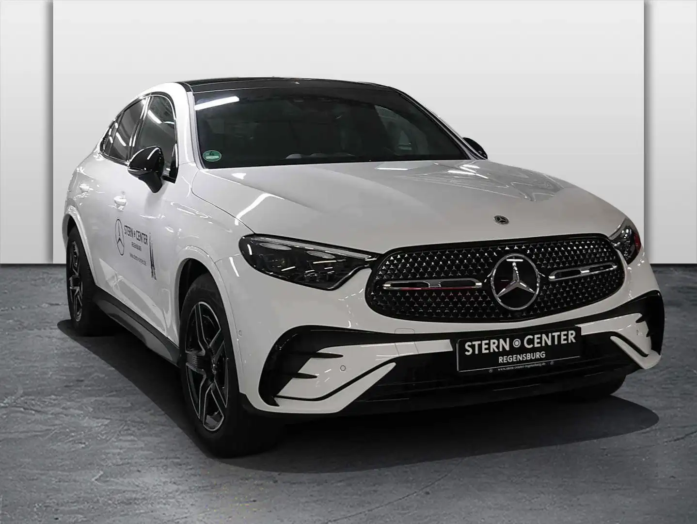 Mercedes-Benz GLC 450 d 4M Coupé+AMG+DIST+PANO+AHK+360°+NIGHT+ Blanc - 2