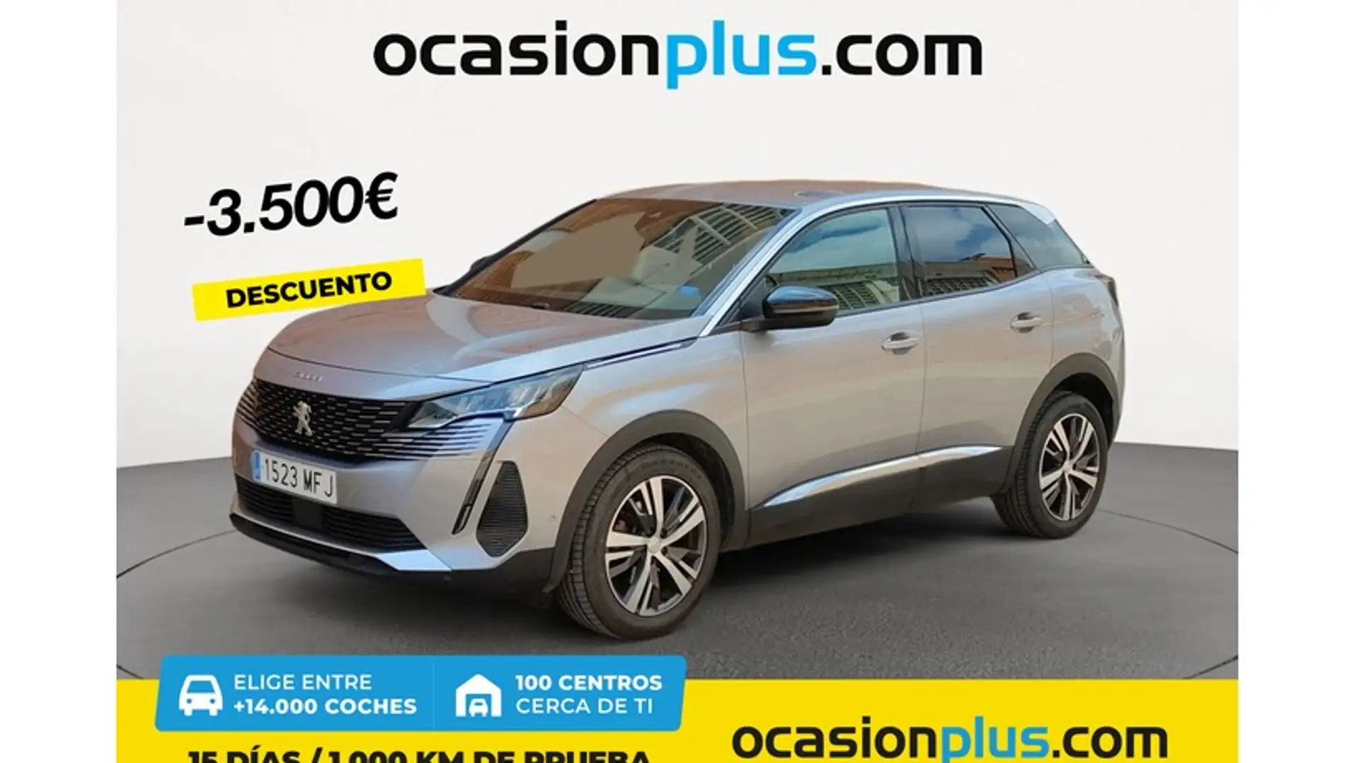 Peugeot 3008 1.2 PureTech S&S Allure 130 Gris - 1