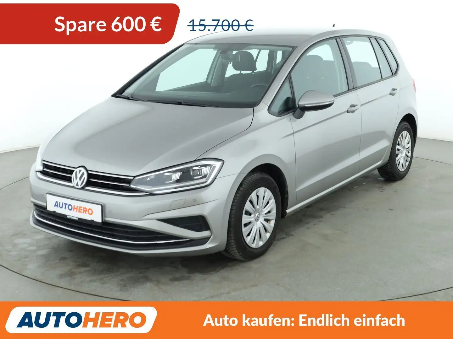 Volkswagen Golf Sportsvan 1.6 TDI Comfortline Aut.*LED*PDC*SHZ*KLIMA* Gris - 1