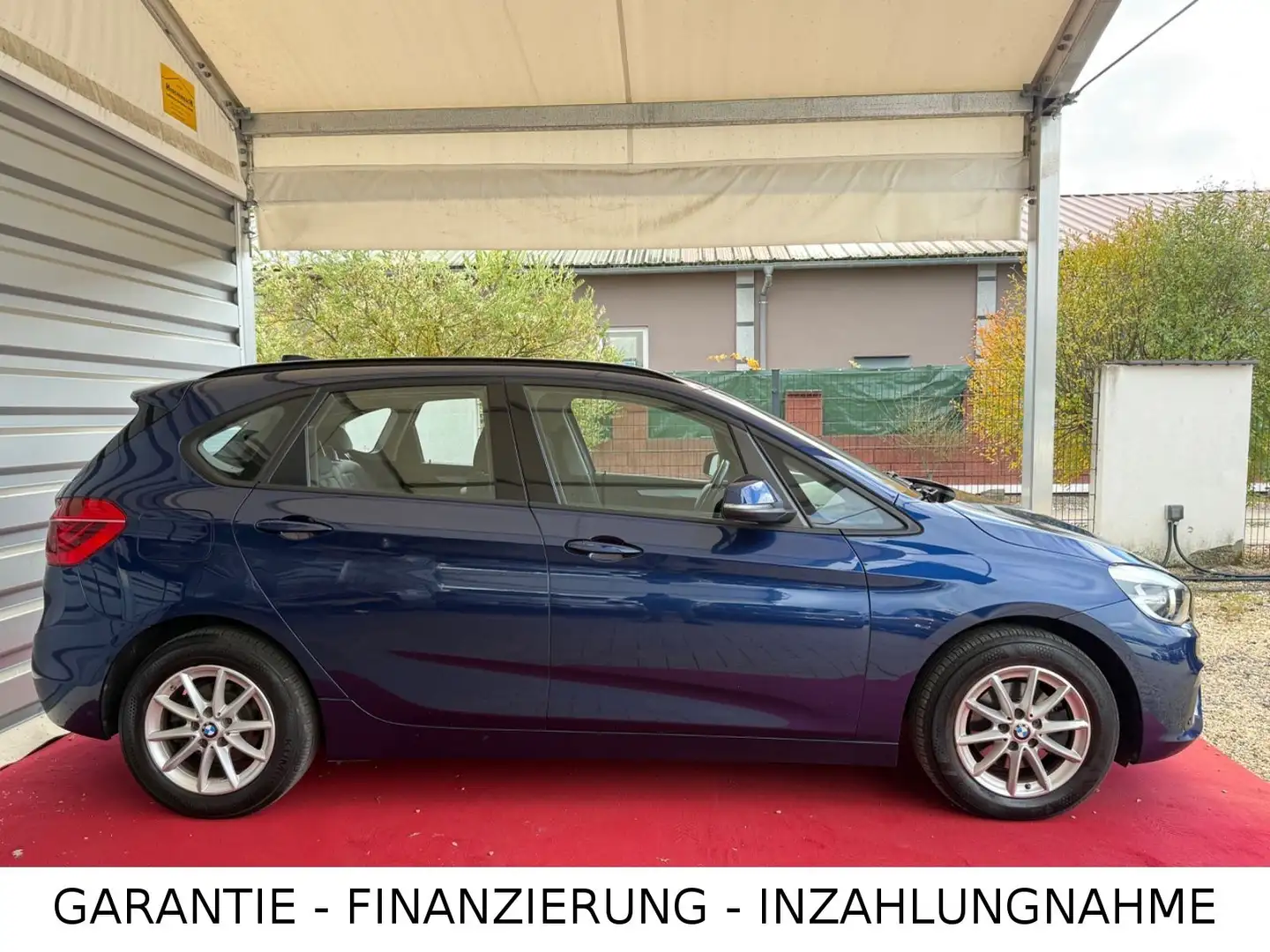 BMW 216 d Advantage/Garantie/Navi/Rentnerfzg. Blau - 2