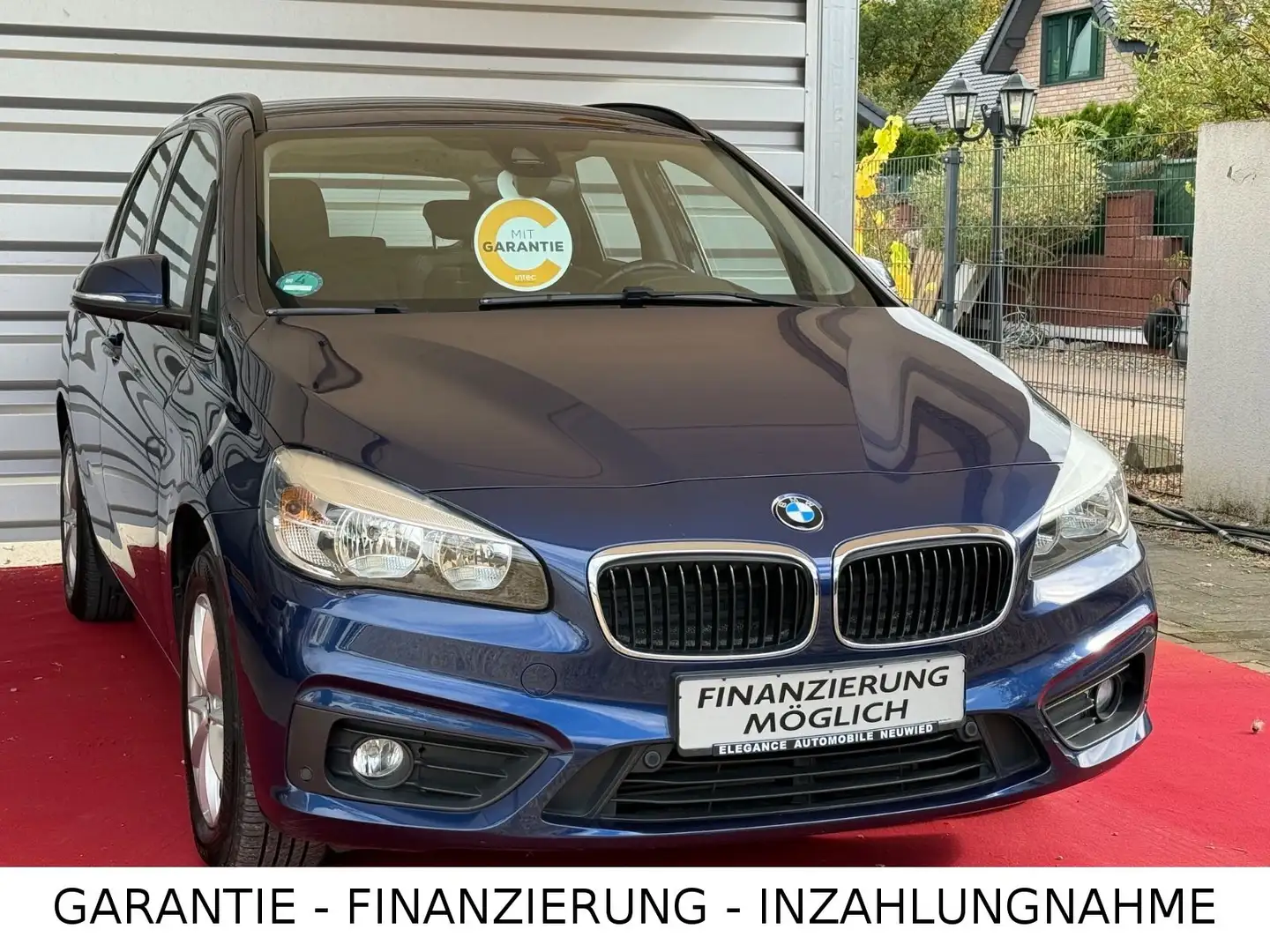 BMW 216 d Advantage/Garantie/Navi/Rentnerfzg. Blau - 1