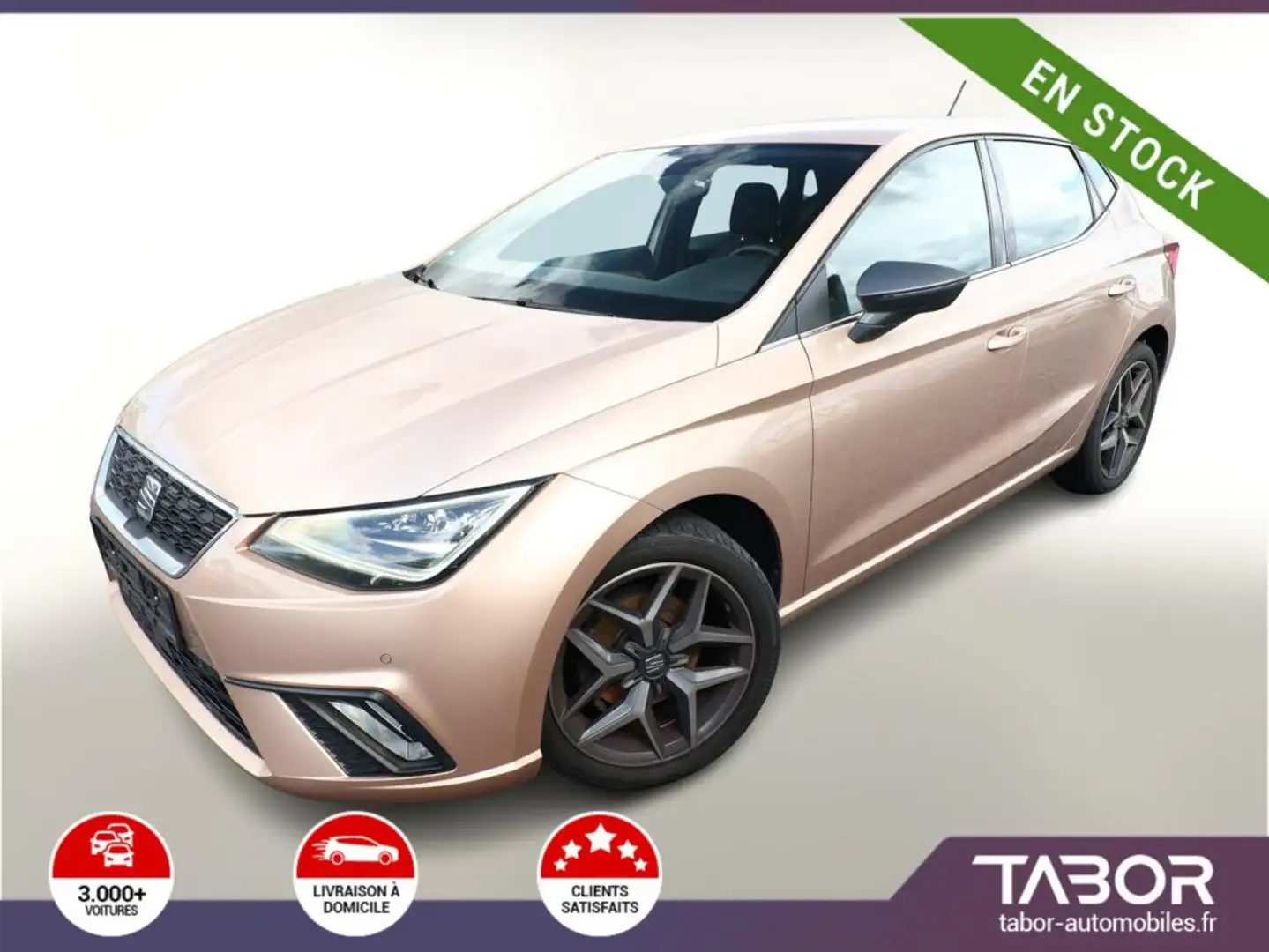 SEAT Ibiza 1.0 115 XCellence GPS FullLi ACC Cam Argent - 1