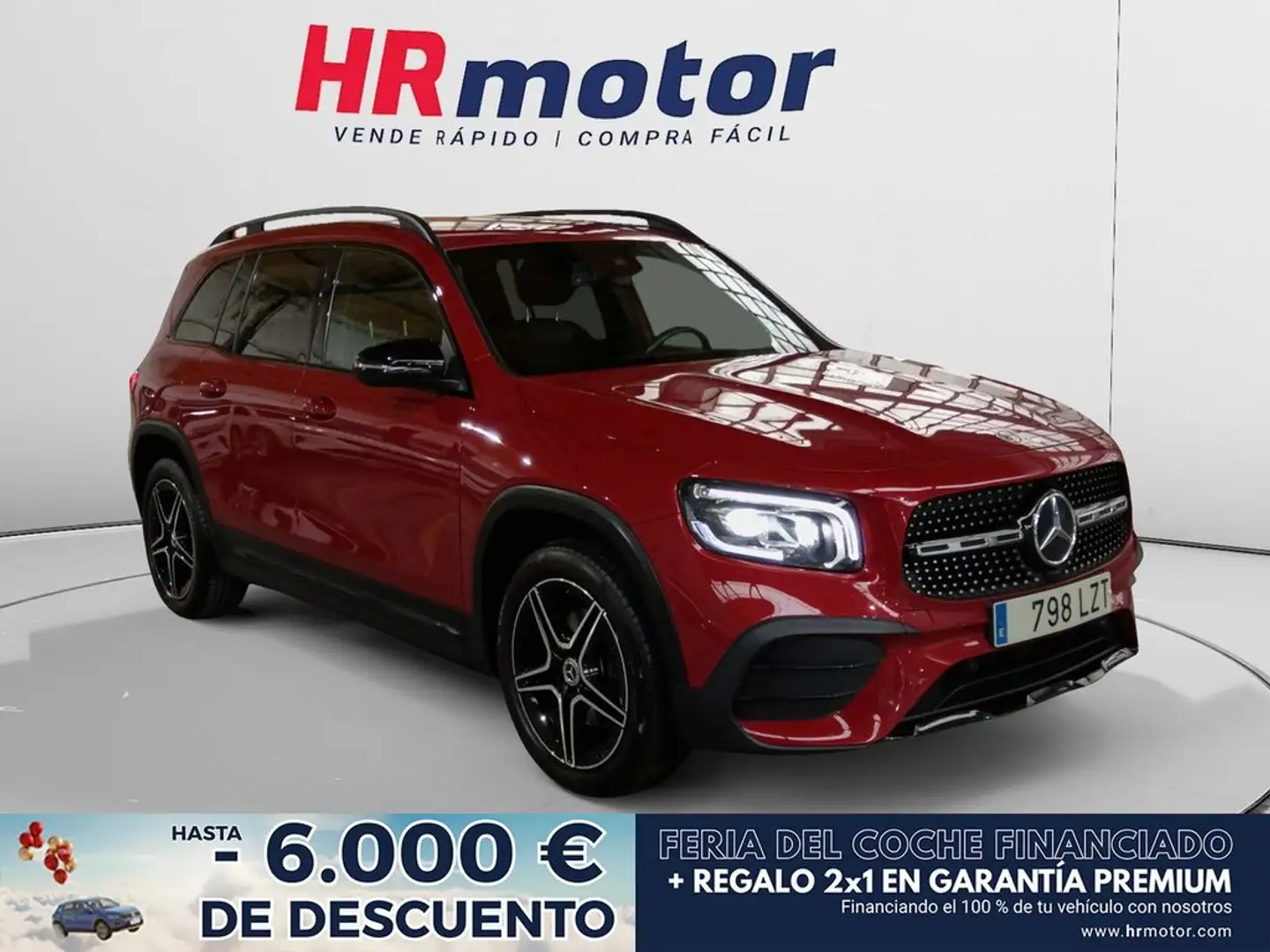 Mercedes-Benz GLB 200 d AMG Line Rojo - 1