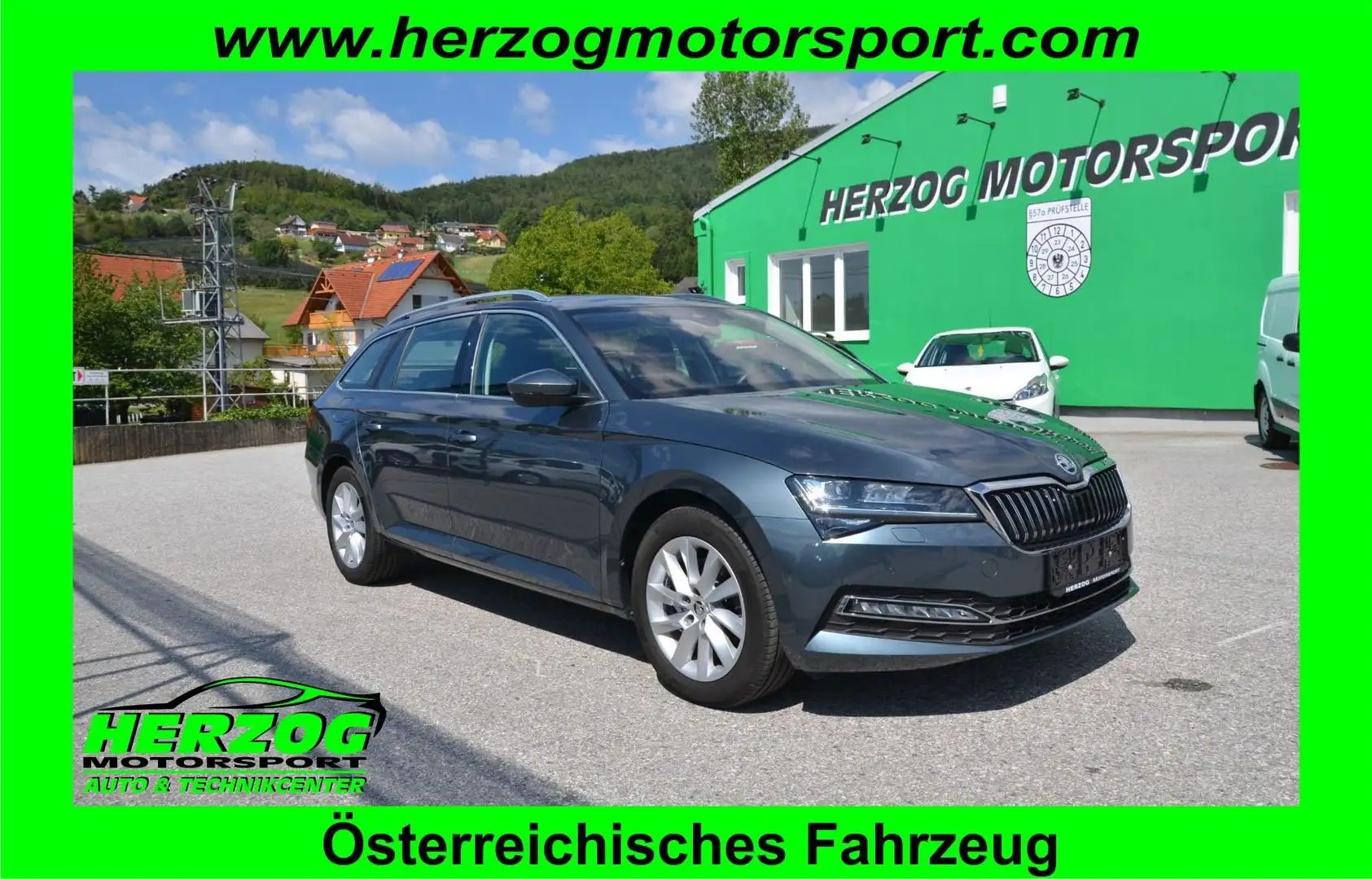Skoda Superb Superb Kombi 1,5 TSI Style DSG MATRIX MEMORY 1.BES Grau - 1