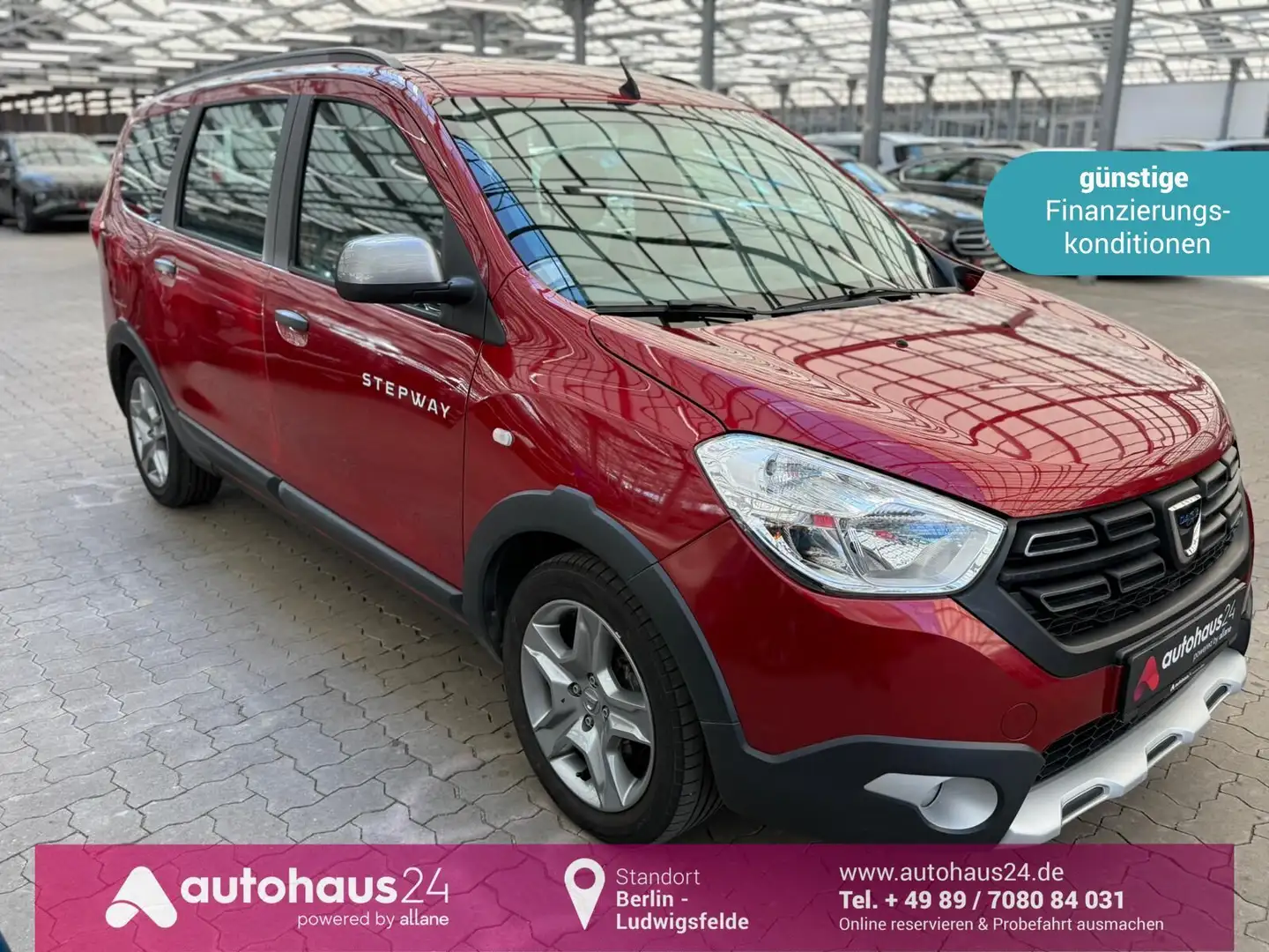 Dacia Lodgy 1.5 dCi Stepway + Navi|ParkPilot|Sitzheiz Rot - 1