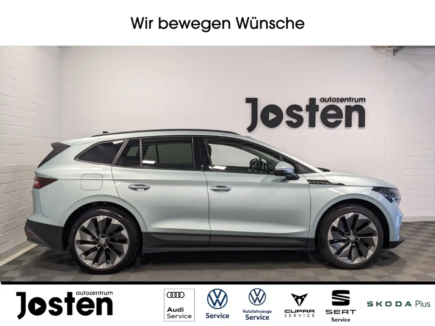 Skoda Enyaq 60 Lodge W-Pumpe AHK ACC NAVI LED SITZHZG Zilver - 2