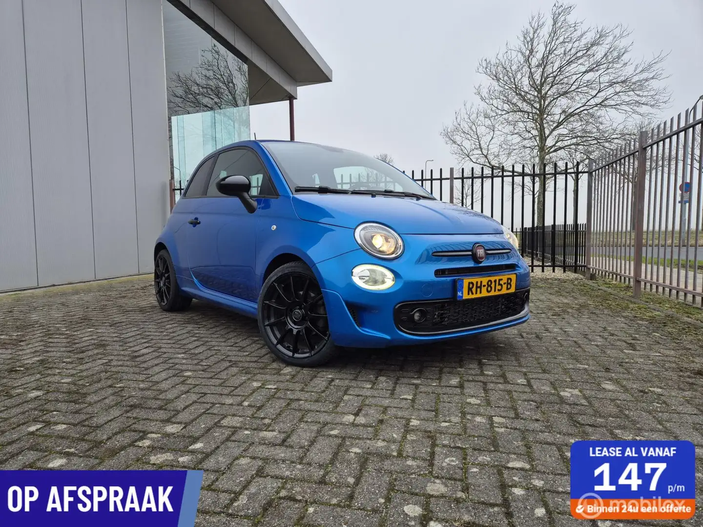 Fiat 500 0.9 Turbo Sport|Clima|Incl Beurt|Rijklaar Blu/Azzurro - 1
