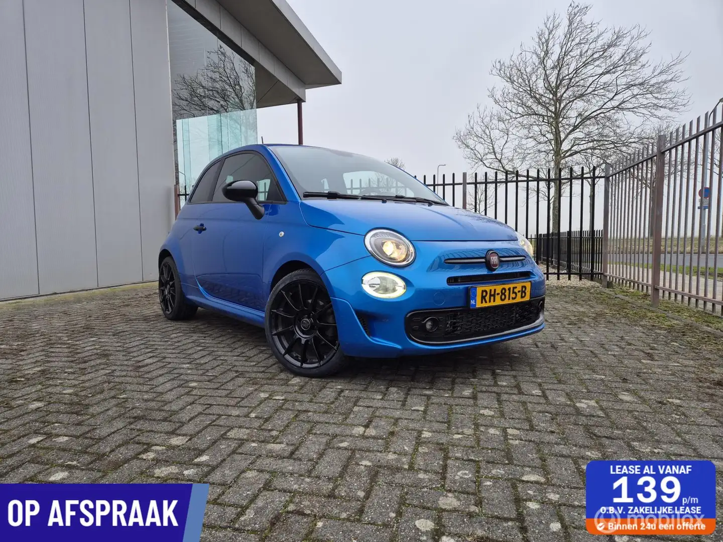 Fiat 500 0.9 Turbo Sport|Clima|Incl Beurt|Rijklaar Azul - 1