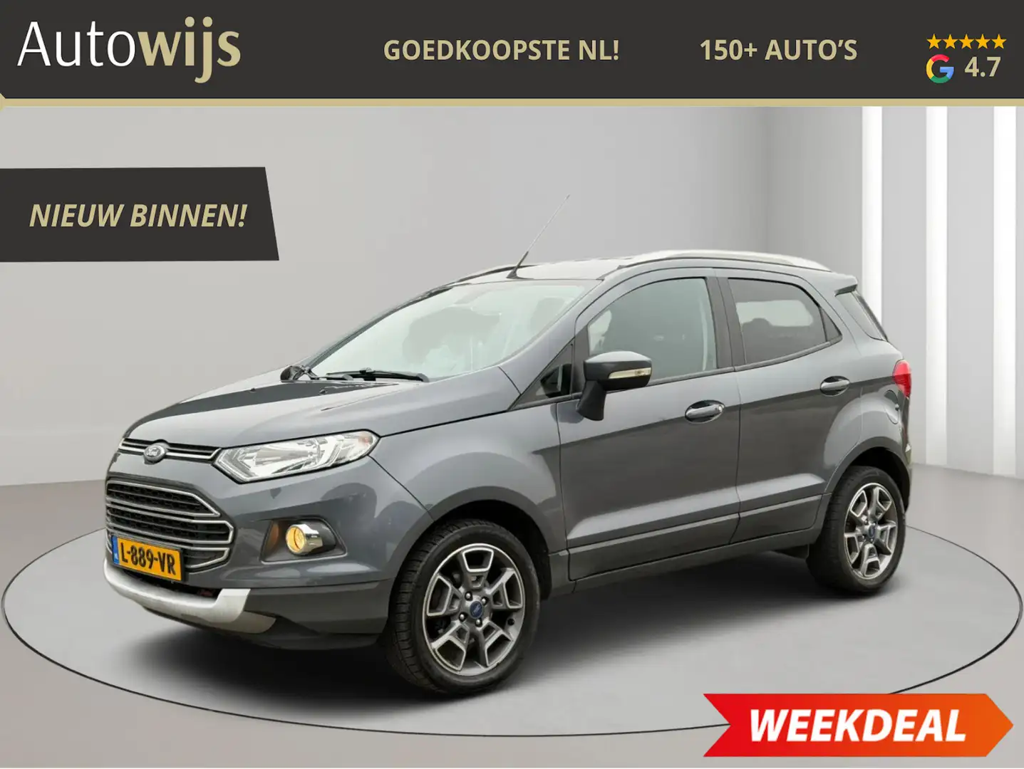 Ford EcoSport 1.5 Ti-VCT Titanium|AUT|TREKHAAK|NAVI|GOED ONDERHO Gris - 1