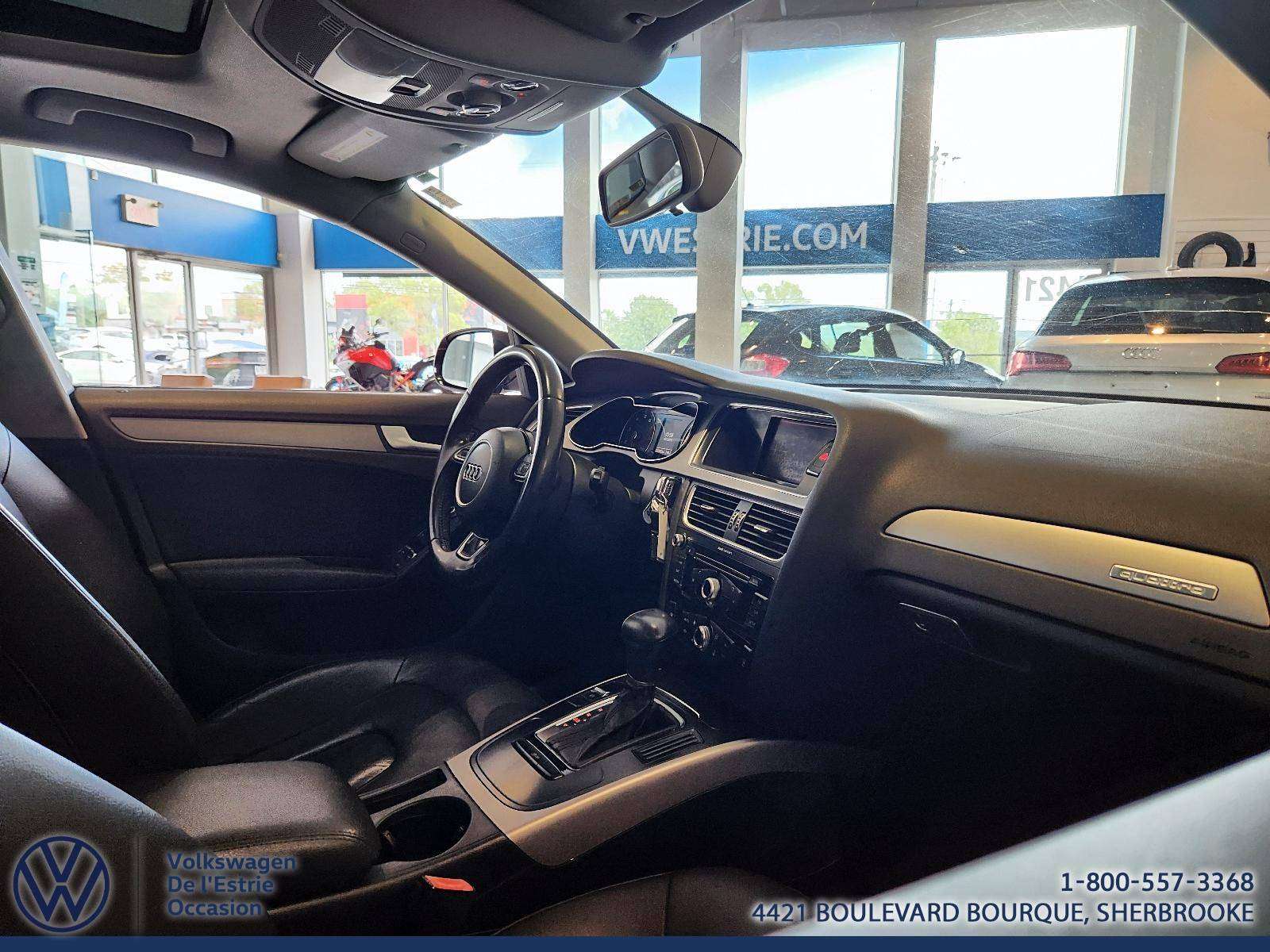 2013 Audi A4 PREMIUM / QUATTRO / TOIT / CUIR / LECTEUR CD 2,000 cc 4 cyl thumb 9