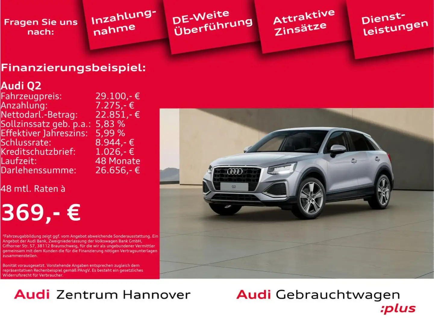 Audi Q2 30 TFSI advanced Standh. AHK NAvi virtual Silber - 2