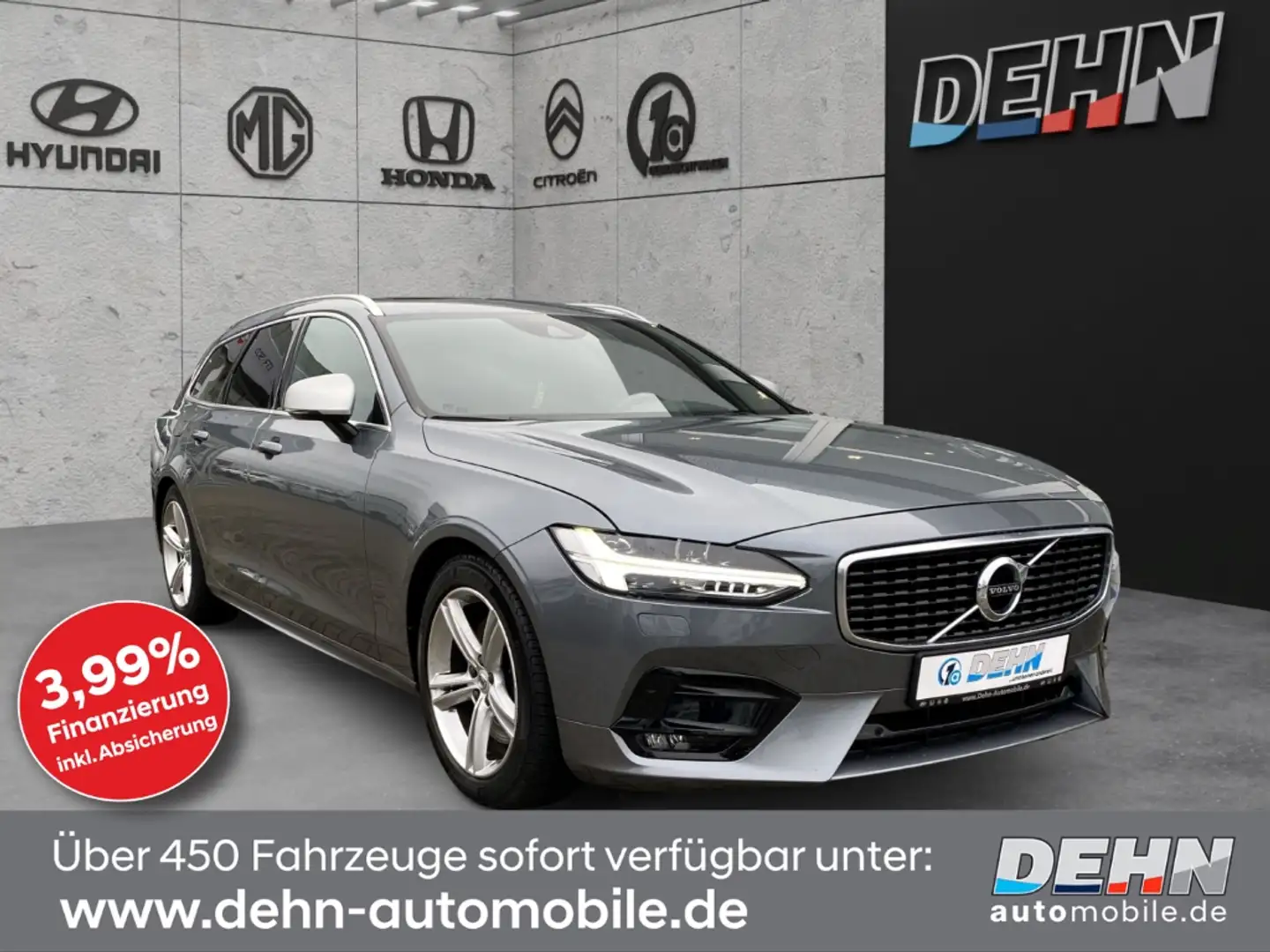 Volvo V90 Kombi T4 R-Design Pano ACC Standh. Assist Pilot Grau - 1