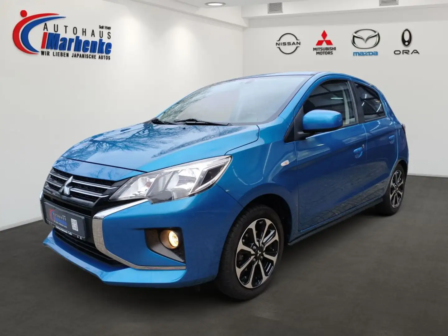 Mitsubishi Space Star 1.2 Intro Edition+, Navi, WKR, Sitzh. Blau - 1