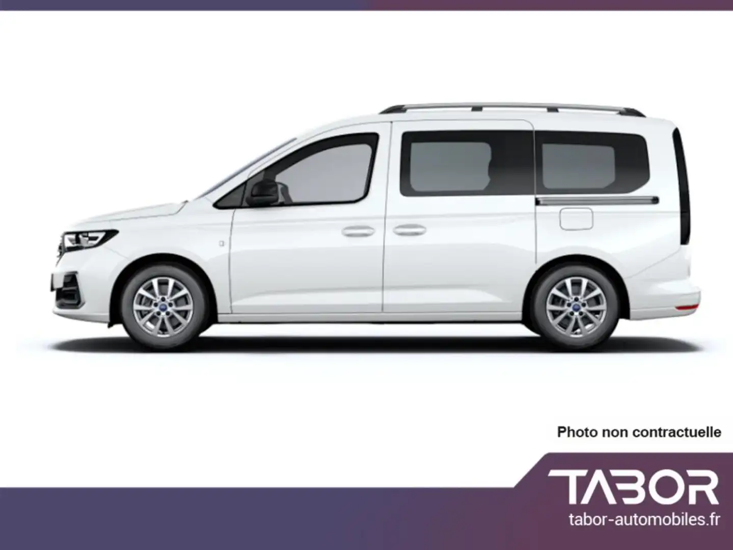 Ford Tourneo Connect Grand TDCi 122 Tit Aut LED Blanc - 2