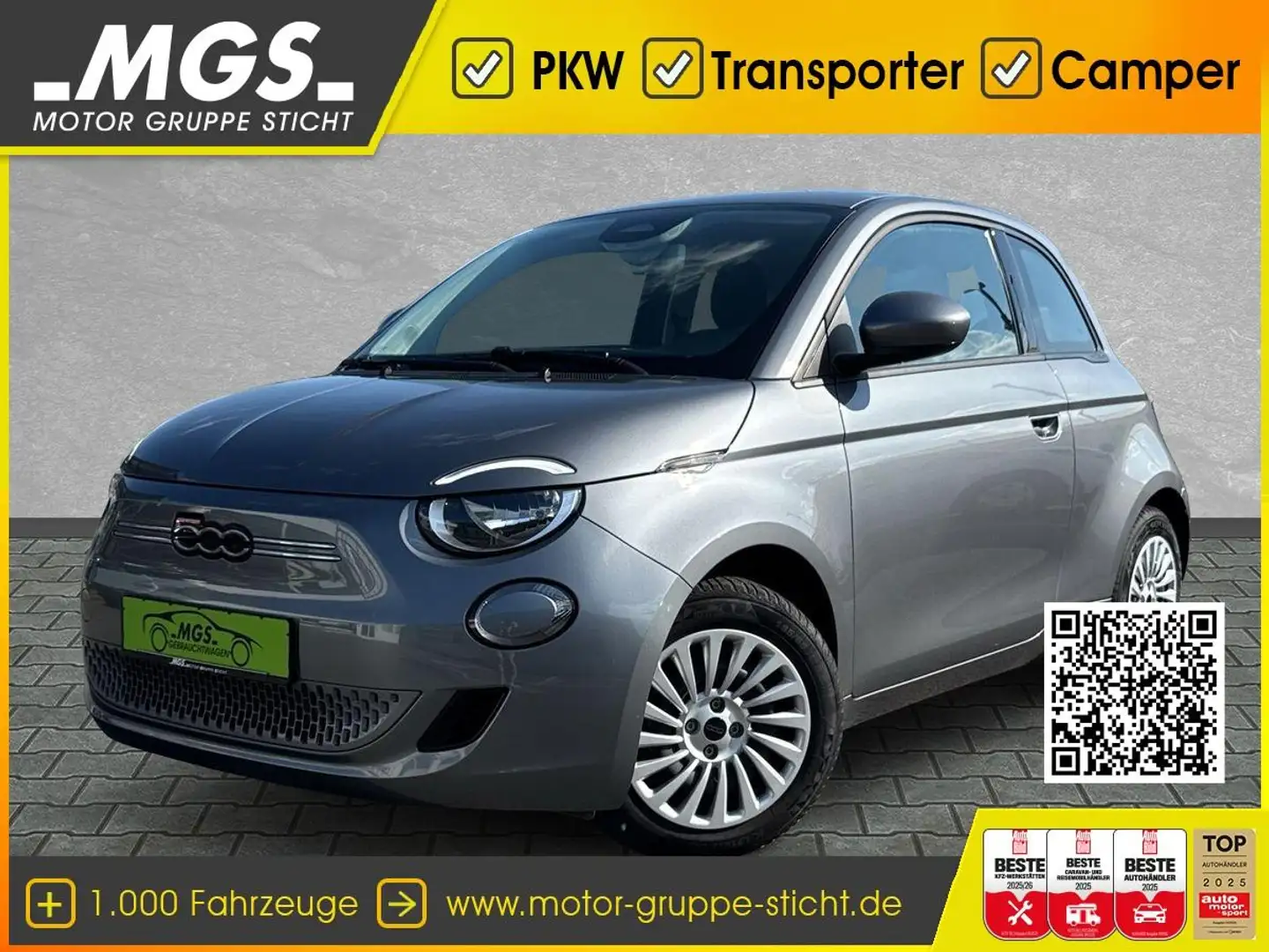 Fiat 500e Action #KLIMA Grau - 1