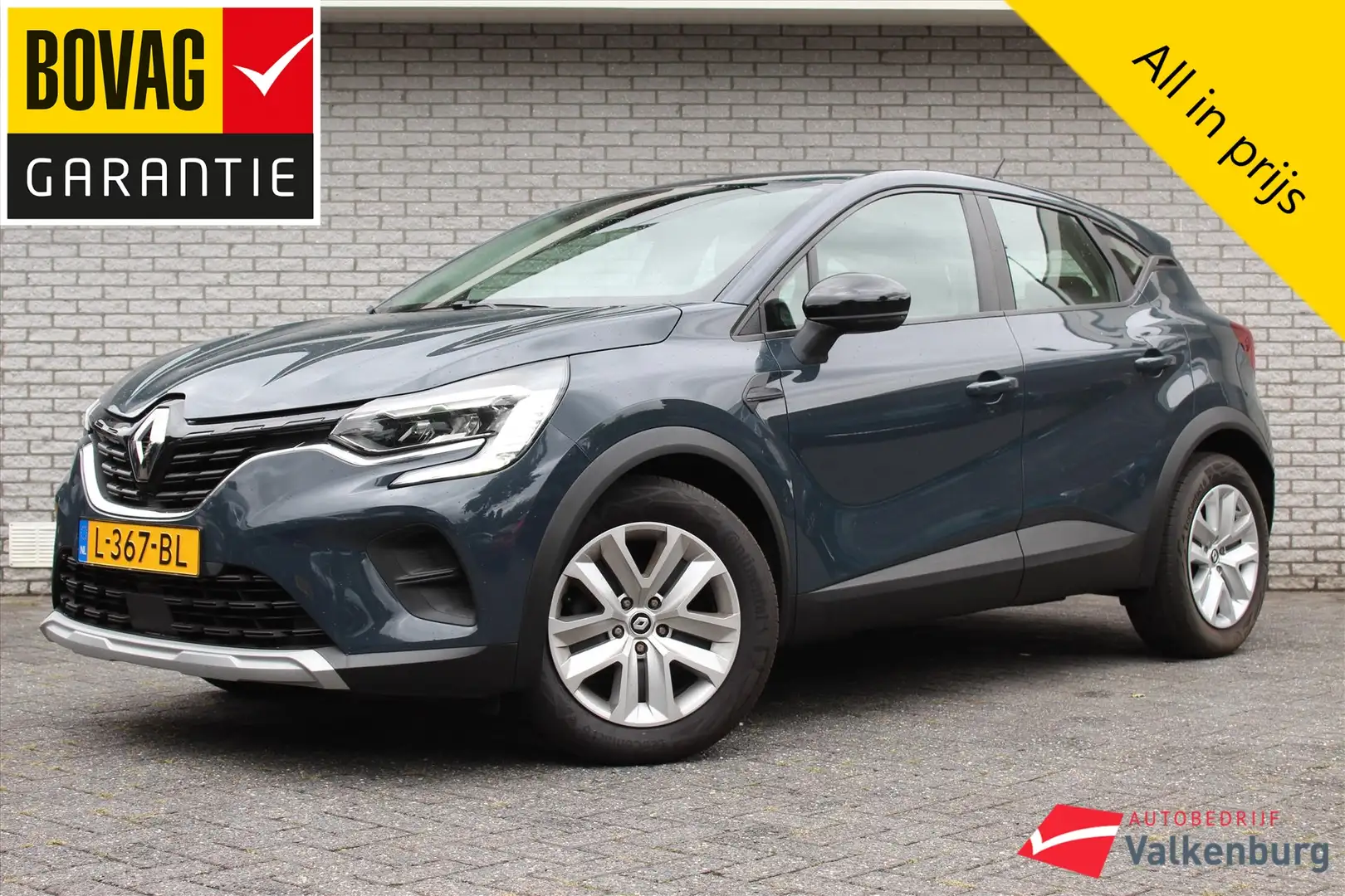 Renault Captur TCe 90pk GPF Zen | Camera | Cruise | NAVI | Keyles Blauw - 1