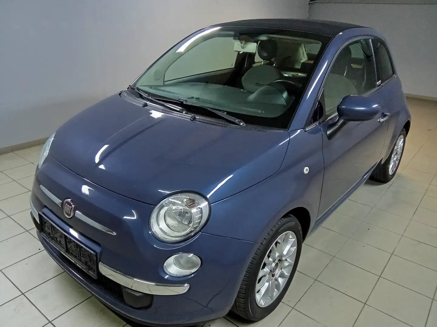 Fiat 500 Lounge Blau - 1