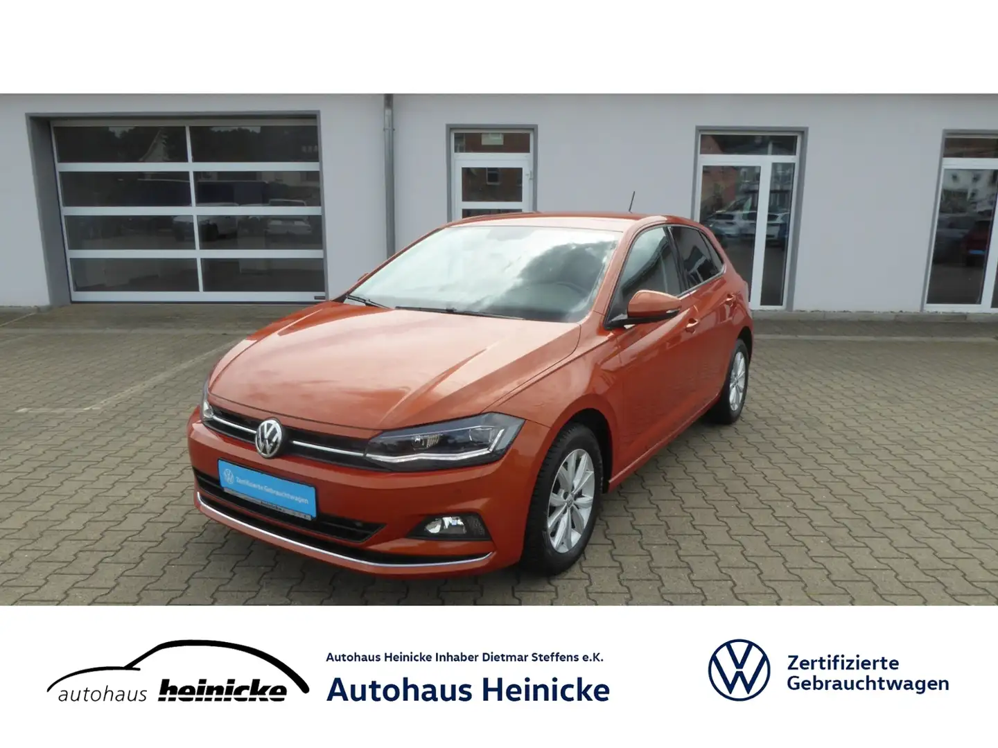 Volkswagen Polo HIGHLINE 1.0 TSI DSG LED AHK PDC SH u.v.m. Orange - 1
