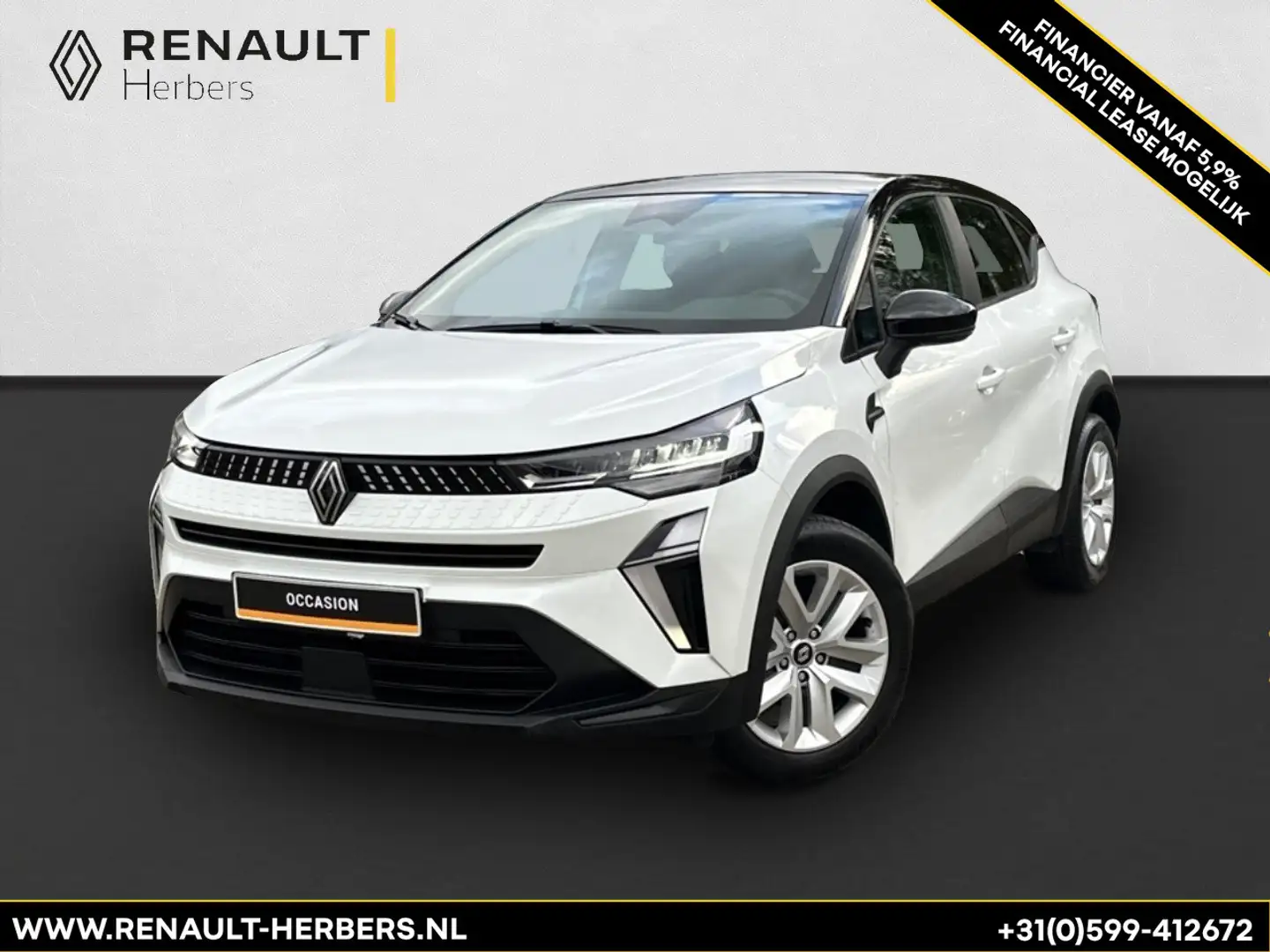 Renault Captur 1.0 TCe 90 evolution CAMERA / ECC / APPLE CARPLAY Blanc - 1