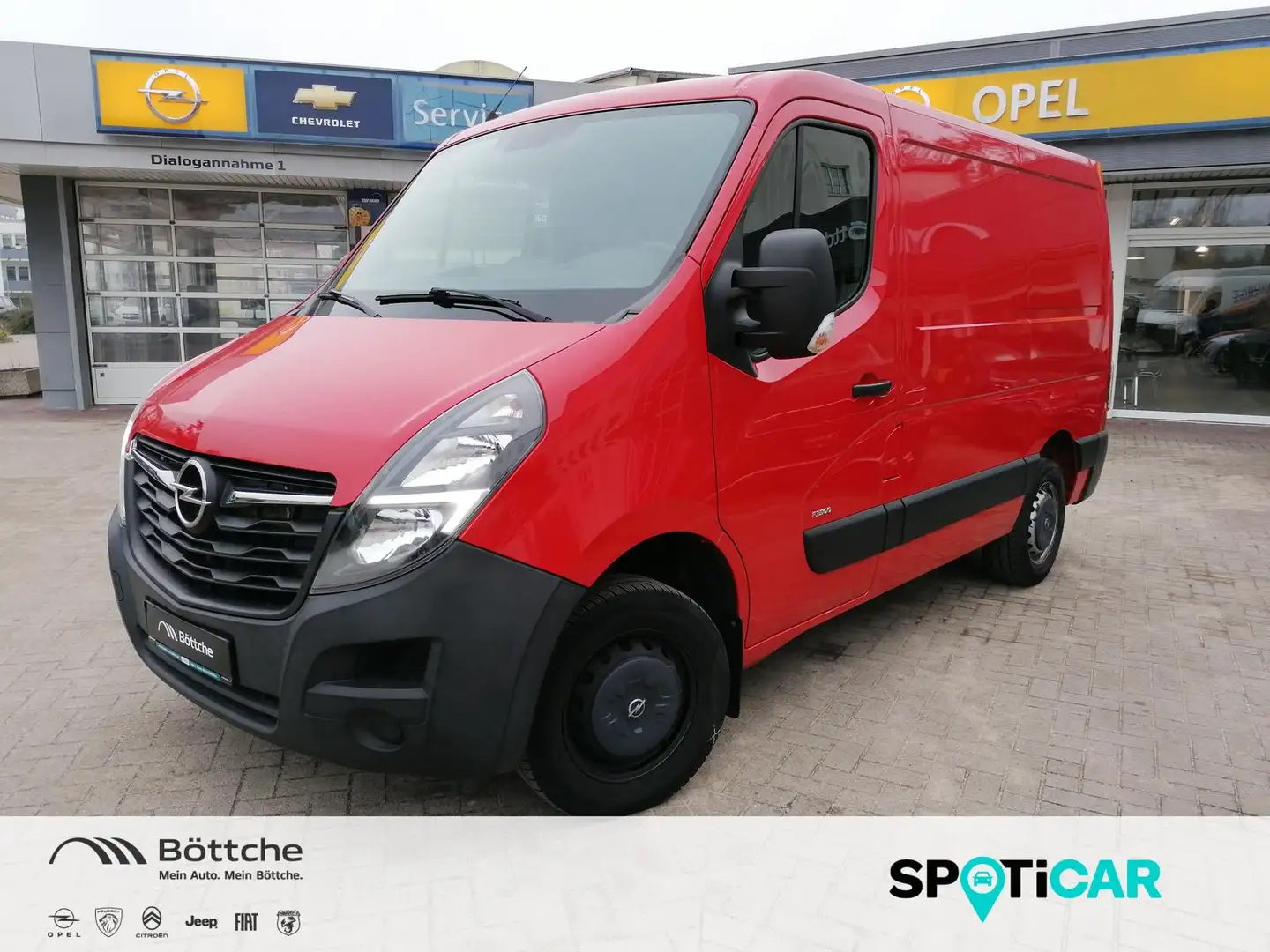 Opel Movano KW L1H1 3,5t 2.3 CDTI Biturbo AHK/Allw/Bluetooth Rot - 1