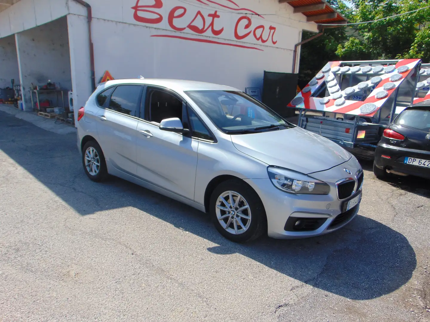 BMW 218 218d Active Tourer Sport auto Grigio - 2