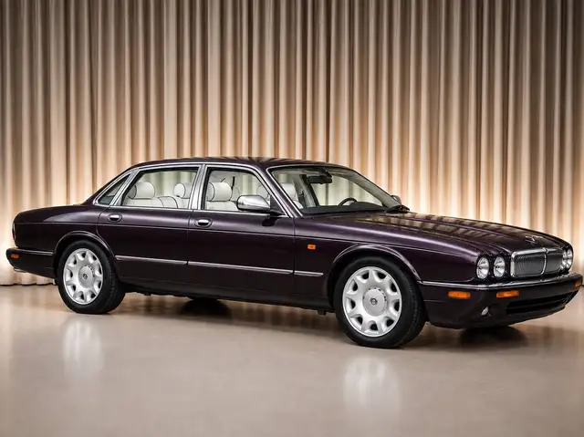 Jaguar XJ8 4.0 Kompressor Daimler V8 DE Auslieferung 1. Hand einzigartige Farbkombi Leder ivory dashbord black +Zustandsbericht