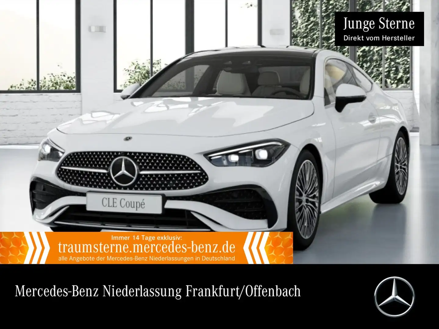 Mercedes-Benz CLE 200 AMG+PANO+360+BURMESTER+SITZKLIMA+KEYLESS Weiß - 1