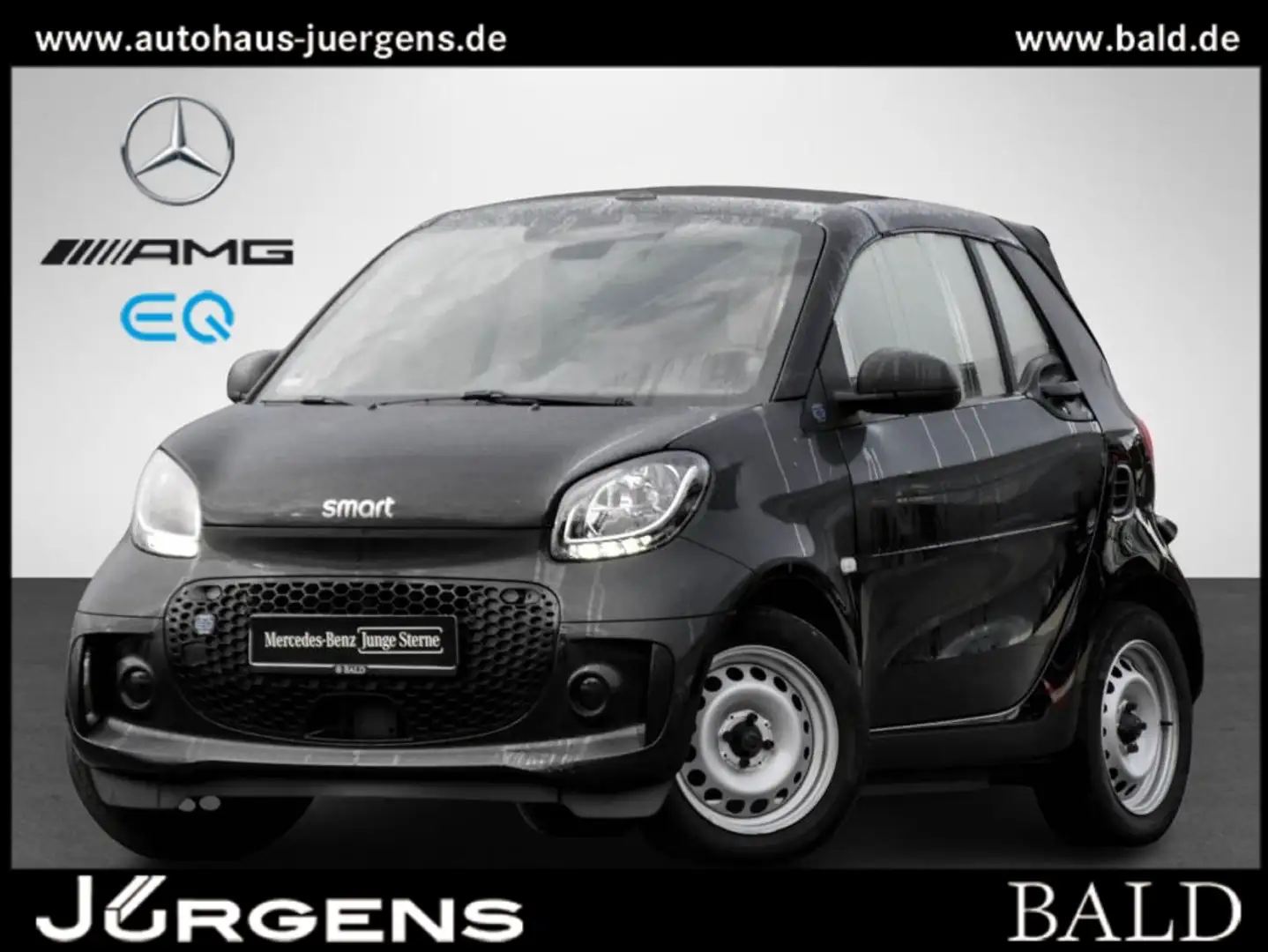 smart forTwo EQ  cabrio SHZ Schwarz - 1