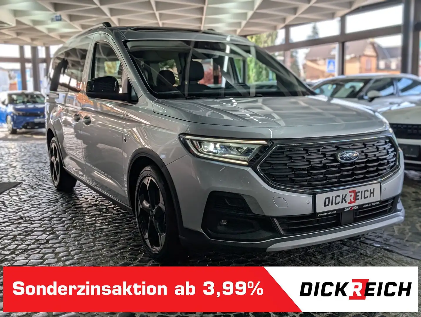 Ford Tourneo Connect L2 Active 7-SI Bi-LED PANO AHK K Silber - 1