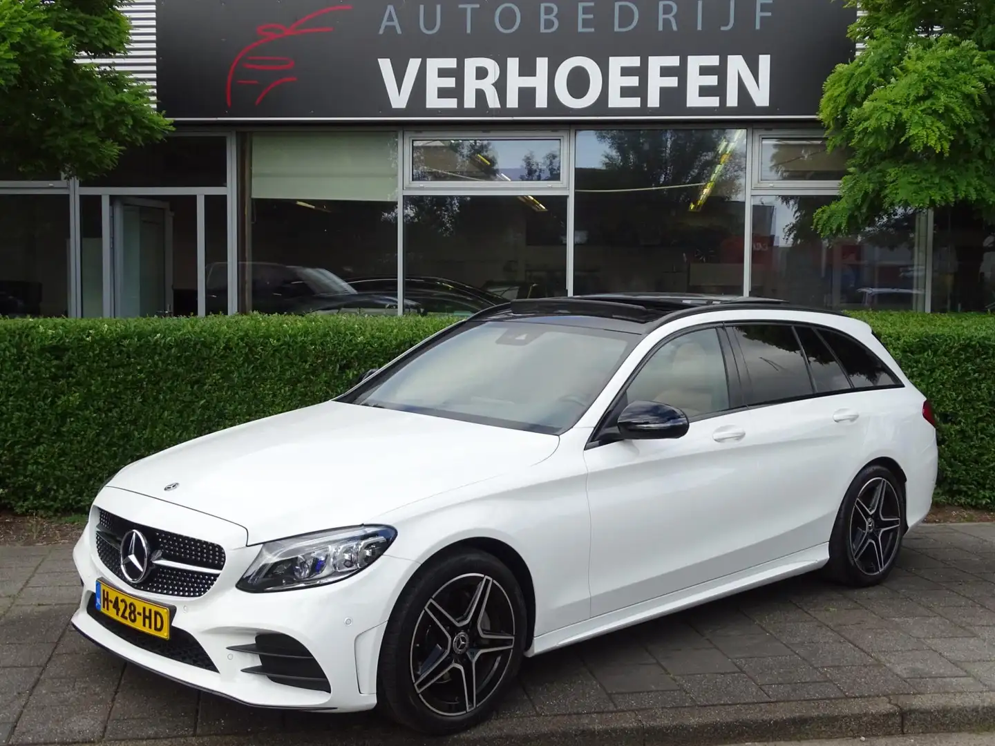 Mercedes-Benz C 160 Estate Business Solution AMG - PANORAMADAK - SFEER Blanco - 1
