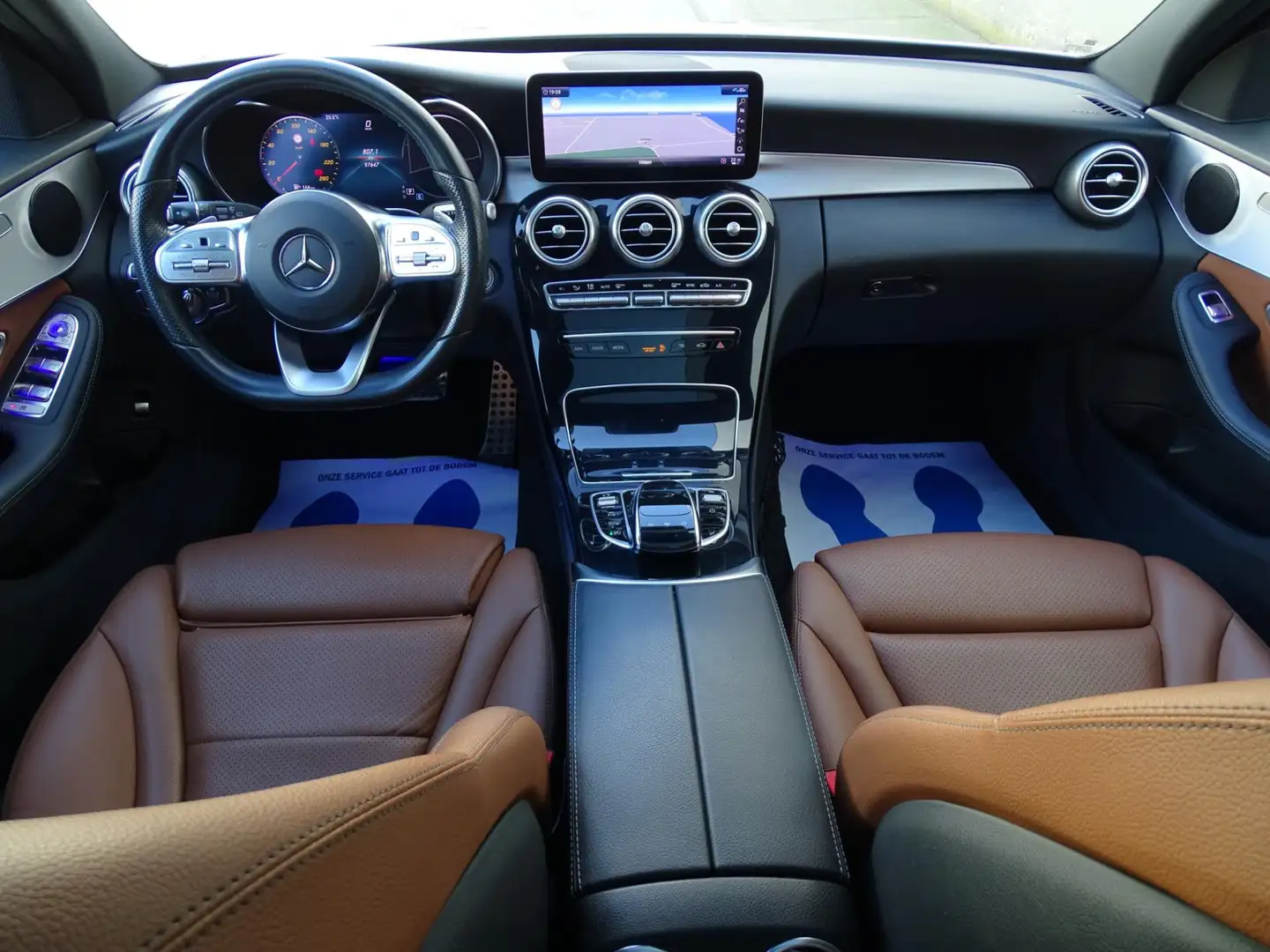 Mercedes-Benz C 160 Estate Business Solution AMG - PANORAMADAK - SFEER Blanco - 2