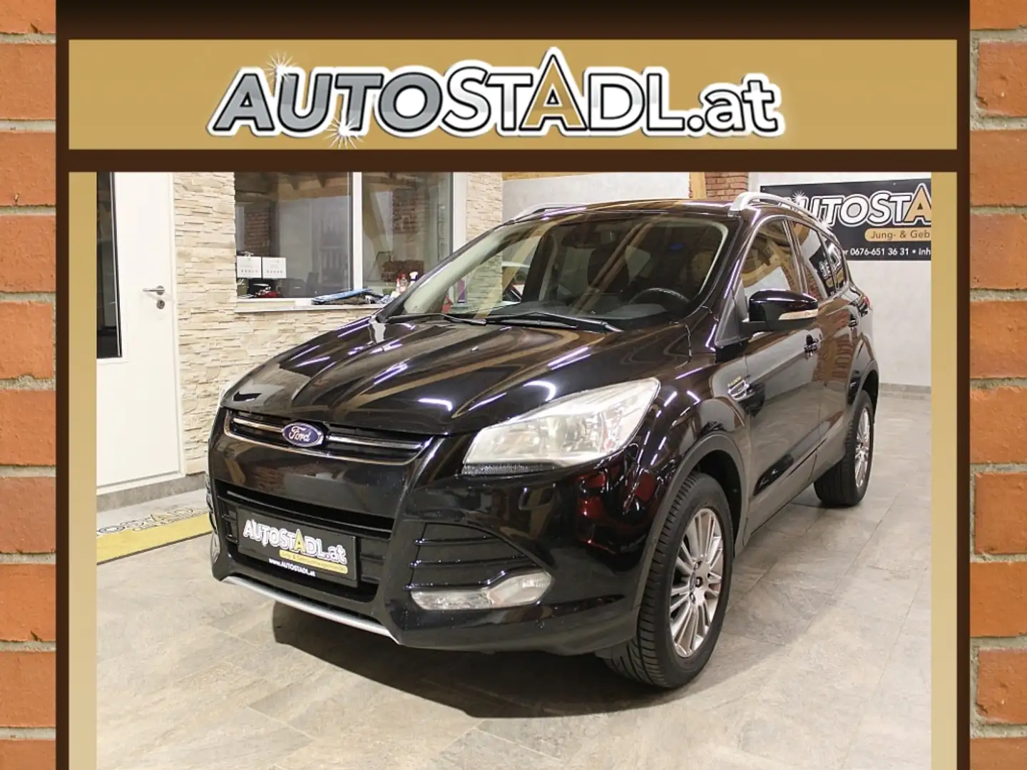 Ford Kuga 1,6 Titanium 4x4/AHV-LEDER-SITZHZG.-1.BESITZ Nero - 1
