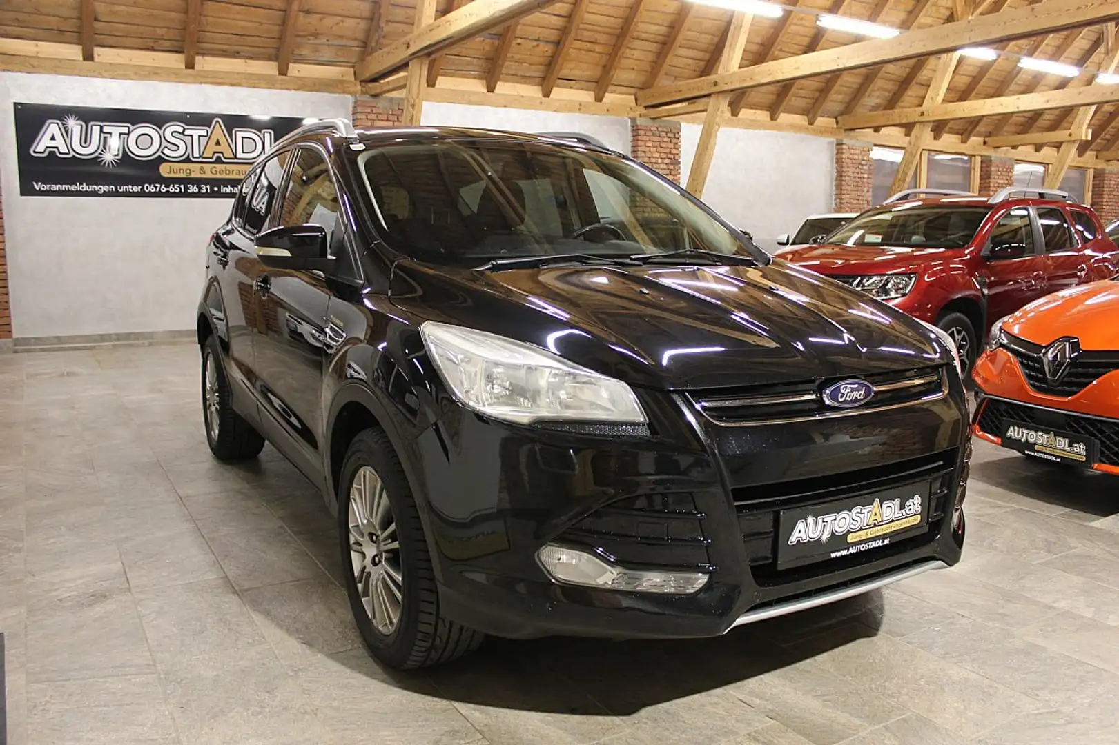 Ford Kuga 1,6 Titanium 4x4/AHV-LEDER-SITZHZG.-1.BESITZ Noir - 2