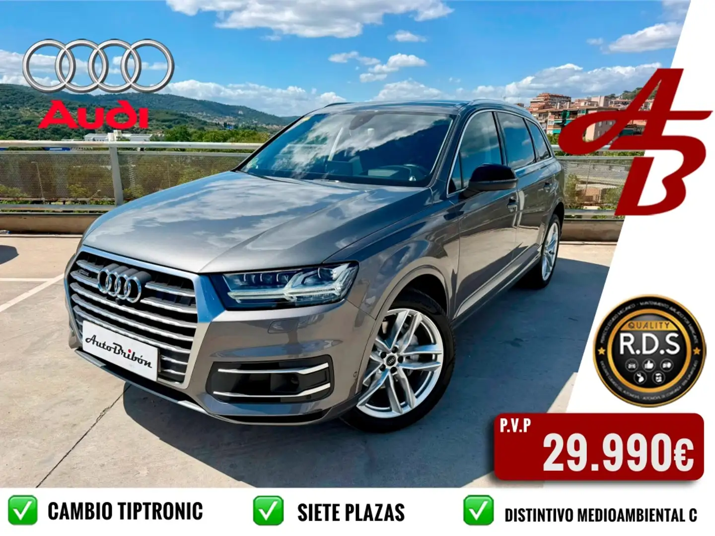 Audi Q7 3.0 TFSI quattro tiptronic Gris - 1