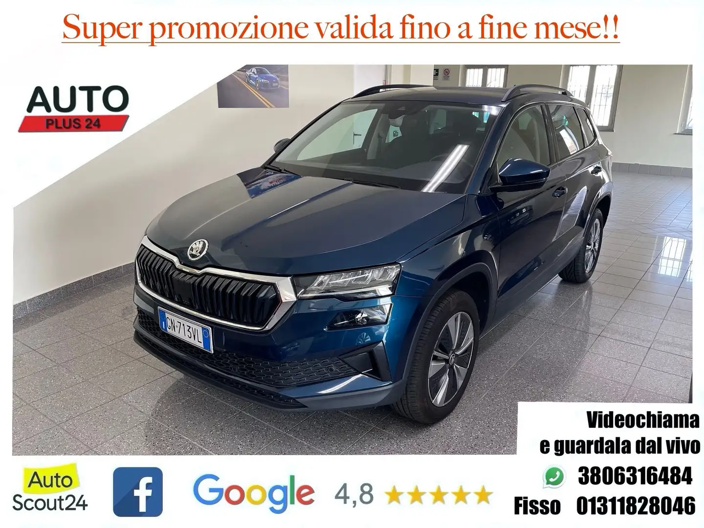 Skoda Karoq Karoq 1.5 TSI ACT DSG Executive CON PROMO PLUS Bleu - 1