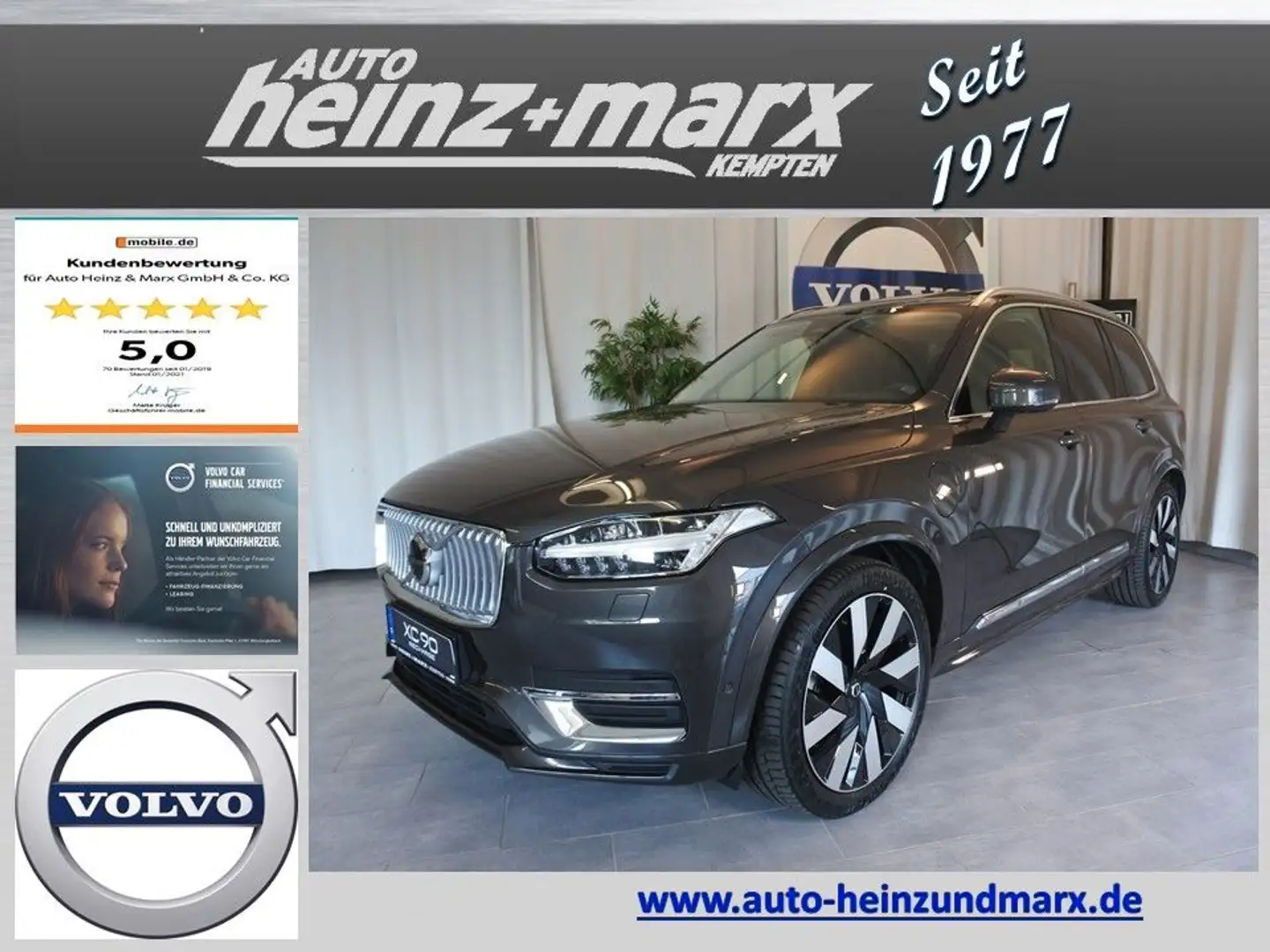Volvo XC90 T8 Plug-In  *Luftfahrwerk-Panorama-360°* Gris - 1