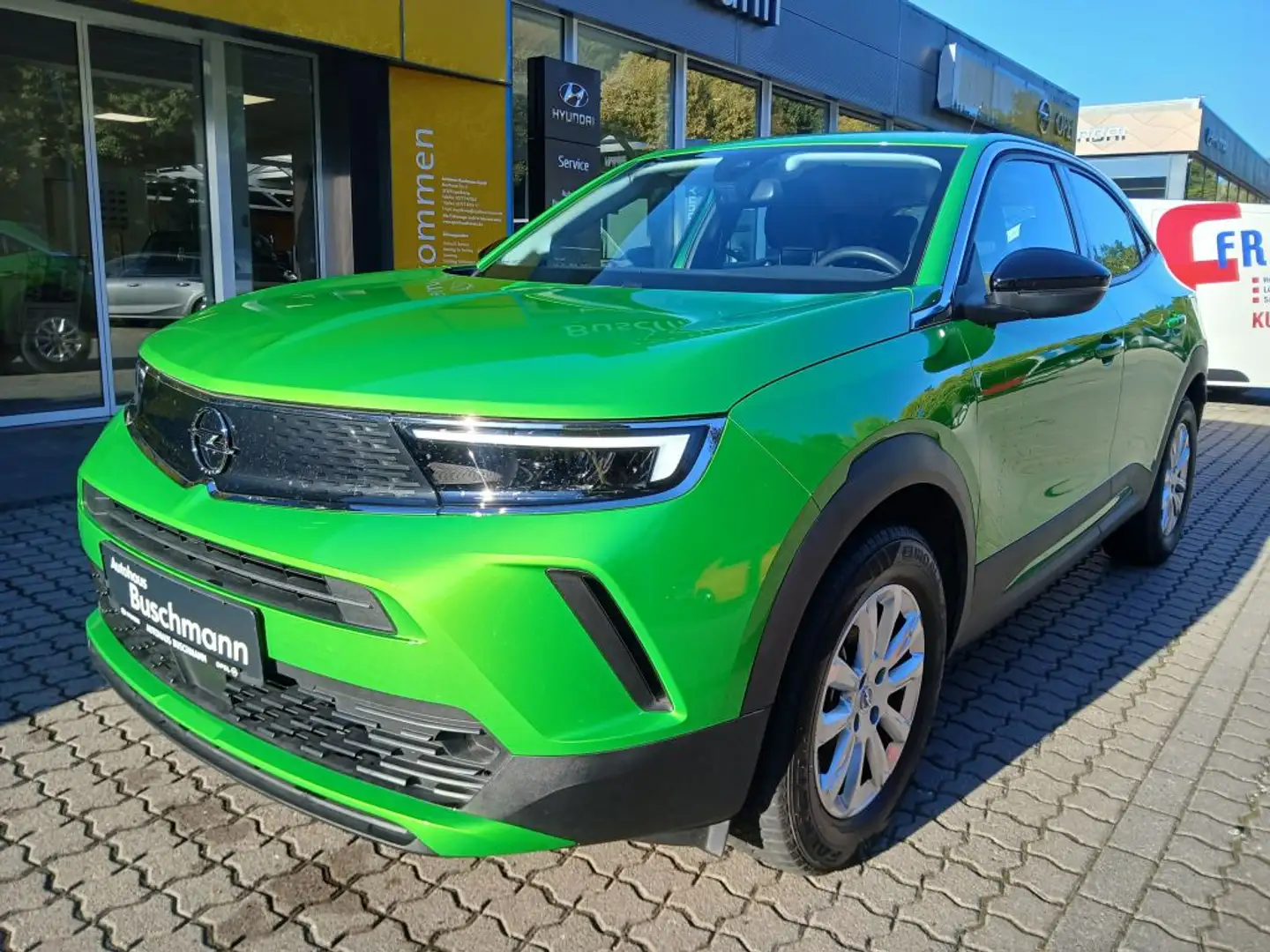 Opel Mokka-E Edition +RFK+PDC+LED+ALLWETTER+ Grün - 1