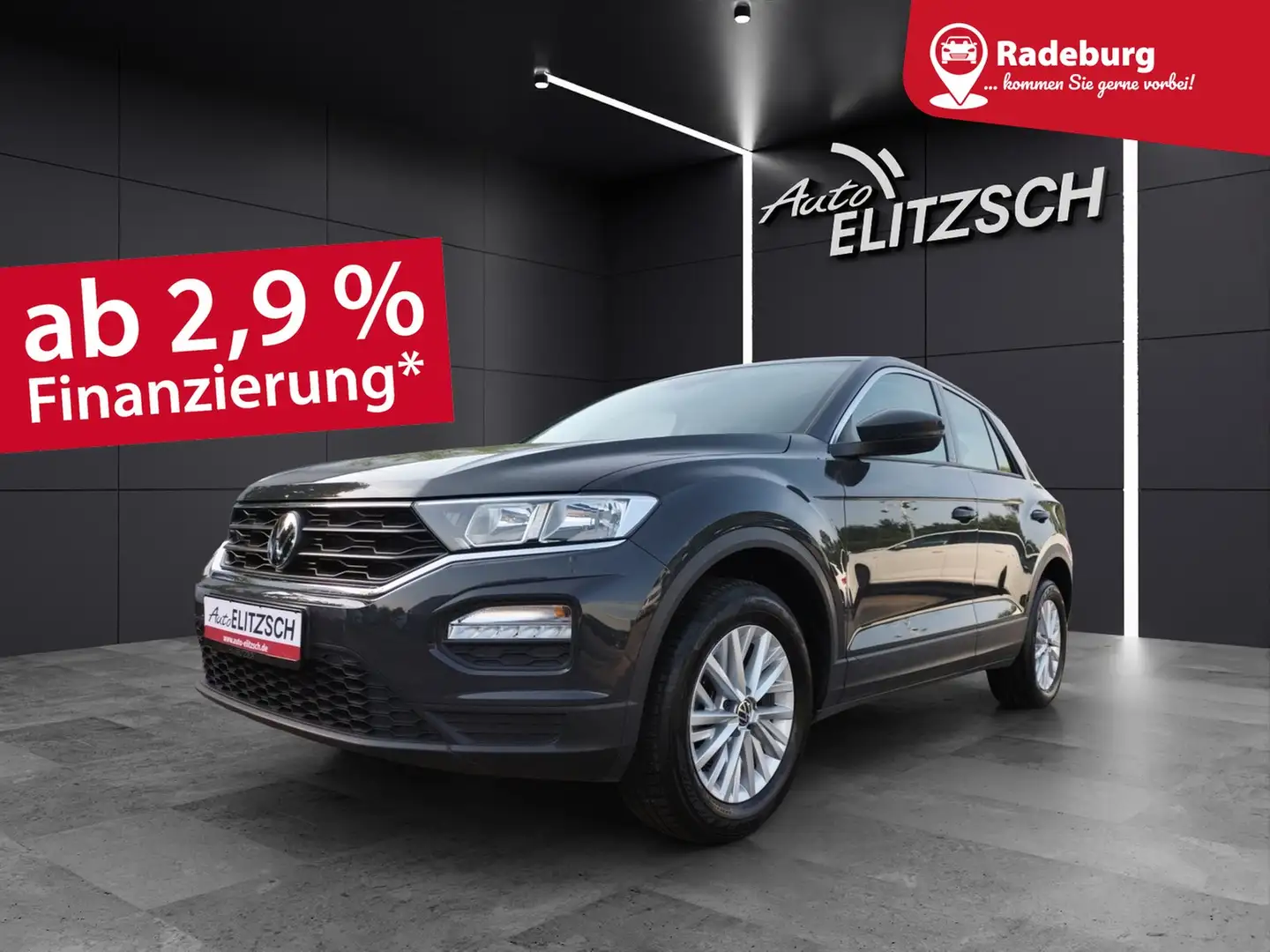 Volkswagen T-Roc TSI AHK SHZ App Klima WeConnect DAB+ Grau - 1