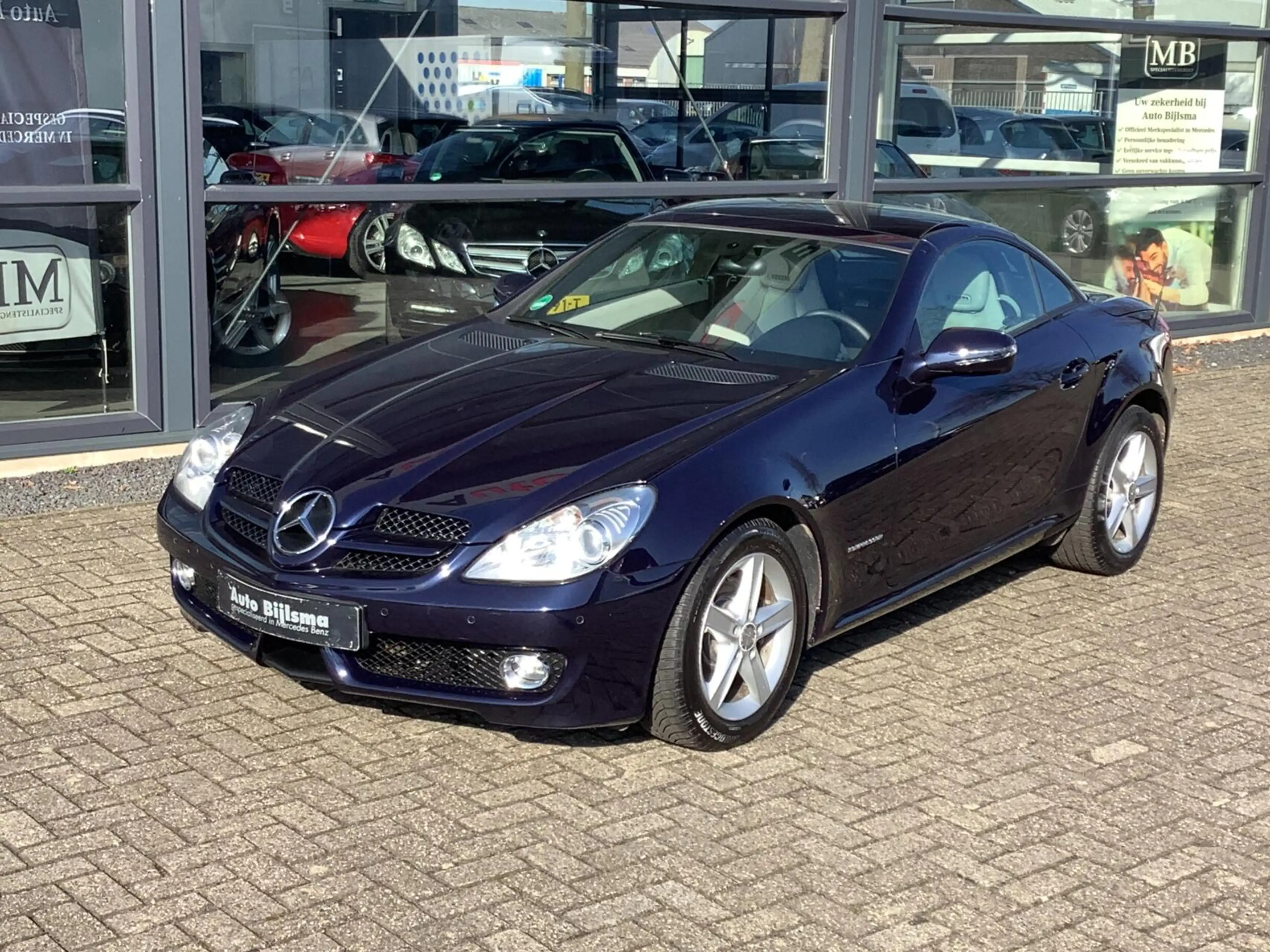 Mercedes-Benz SLK 200 K. Nekverwarming, navi, stoelverwarming, face lift — photo 4