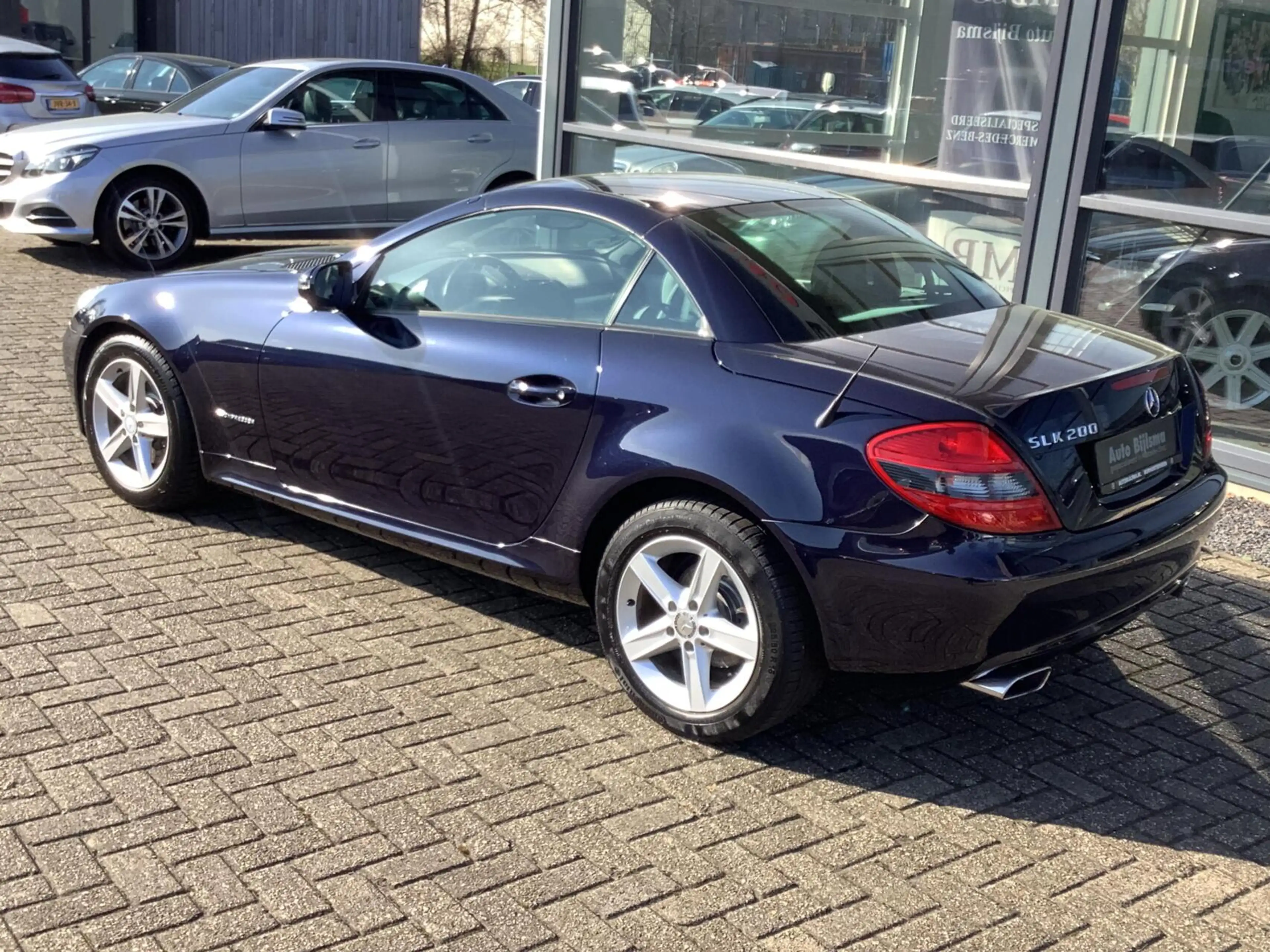 Mercedes-Benz SLK 200 K. Nekverwarming, navi, stoelverwarming, face lift — photo 6