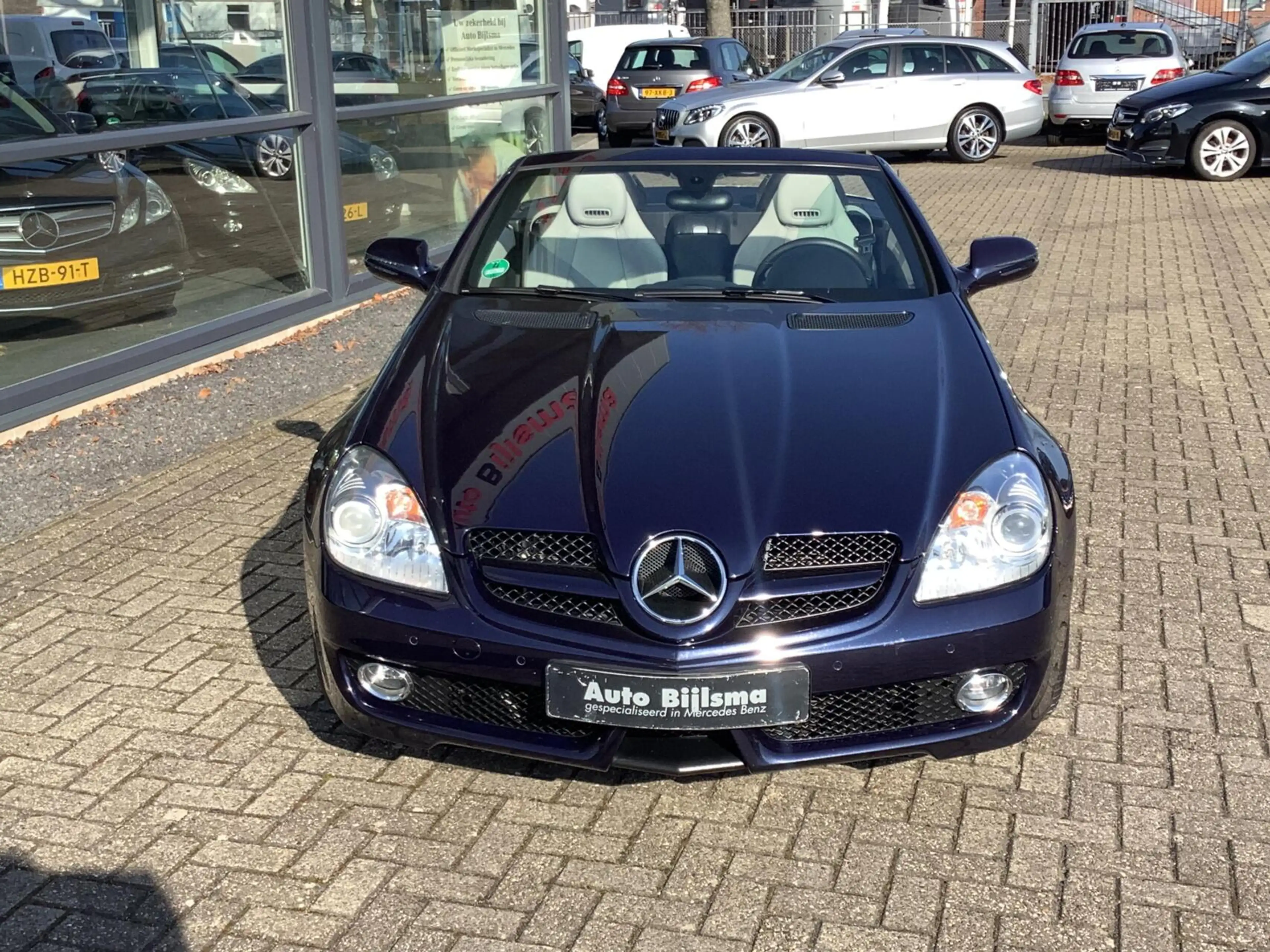 Mercedes-Benz SLK 200 K. Nekverwarming, navi, stoelverwarming, face lift — photo 7